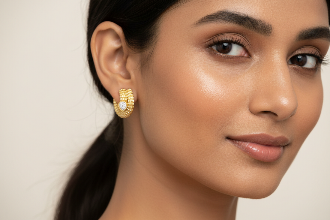 Woven Radiance Hoops
