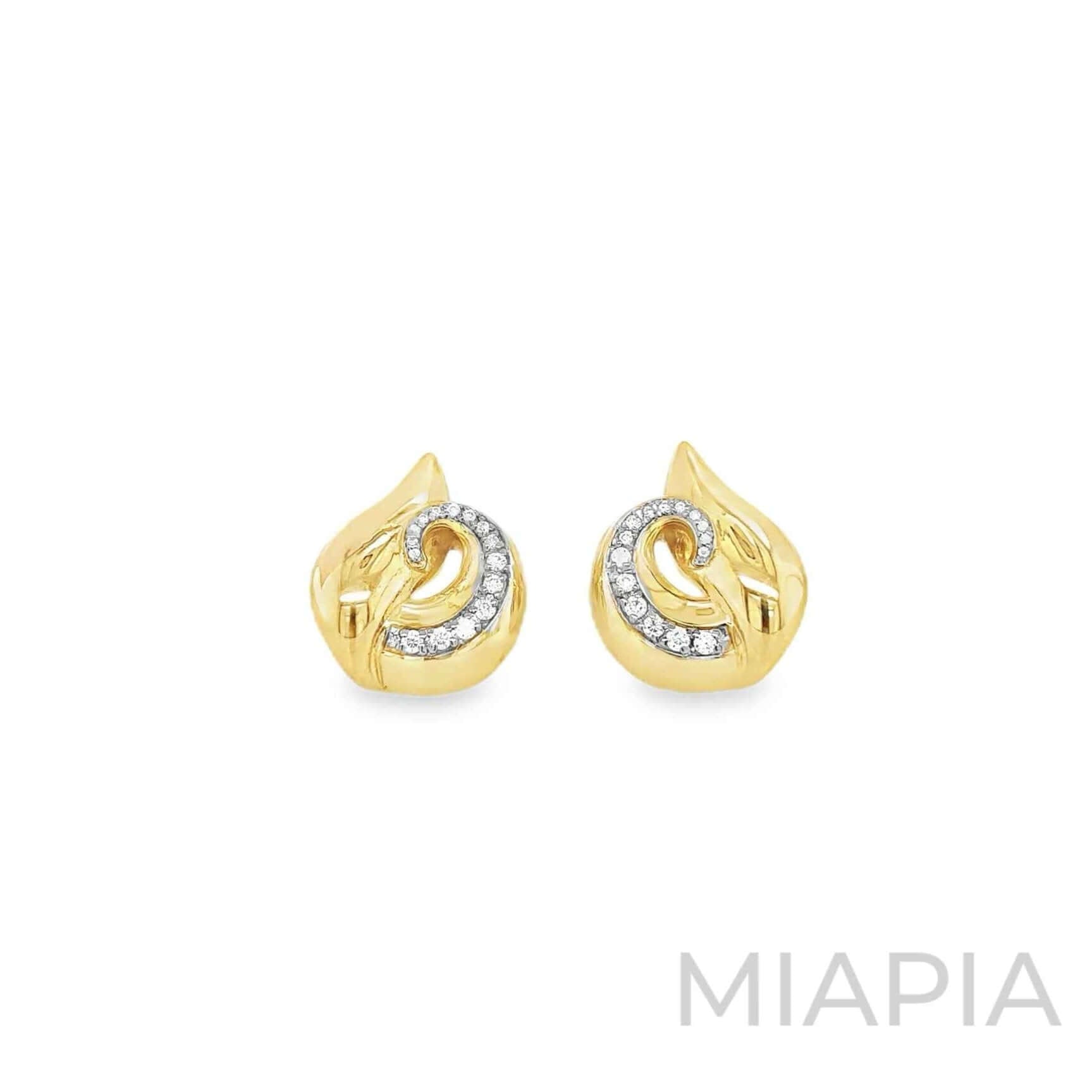 Crescent Flame Studs