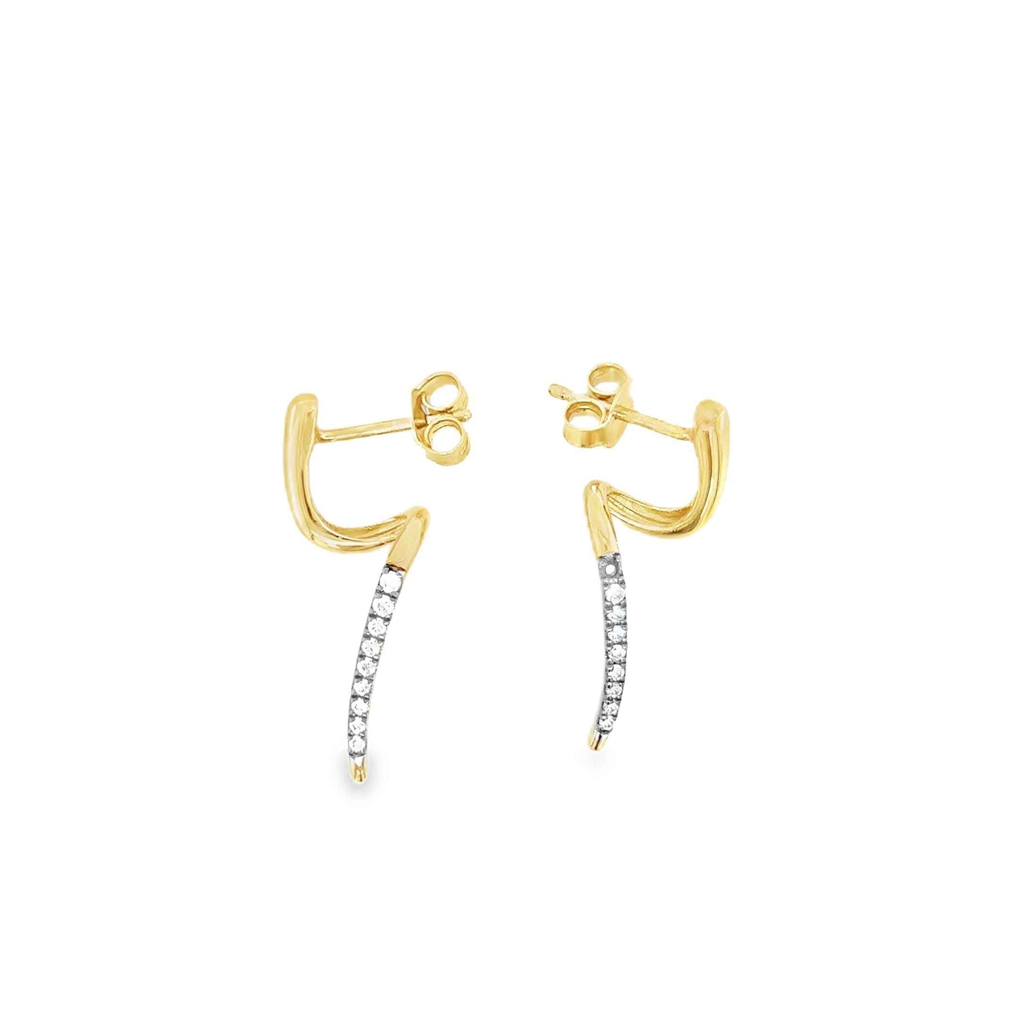 Glimmer Arc Earrings