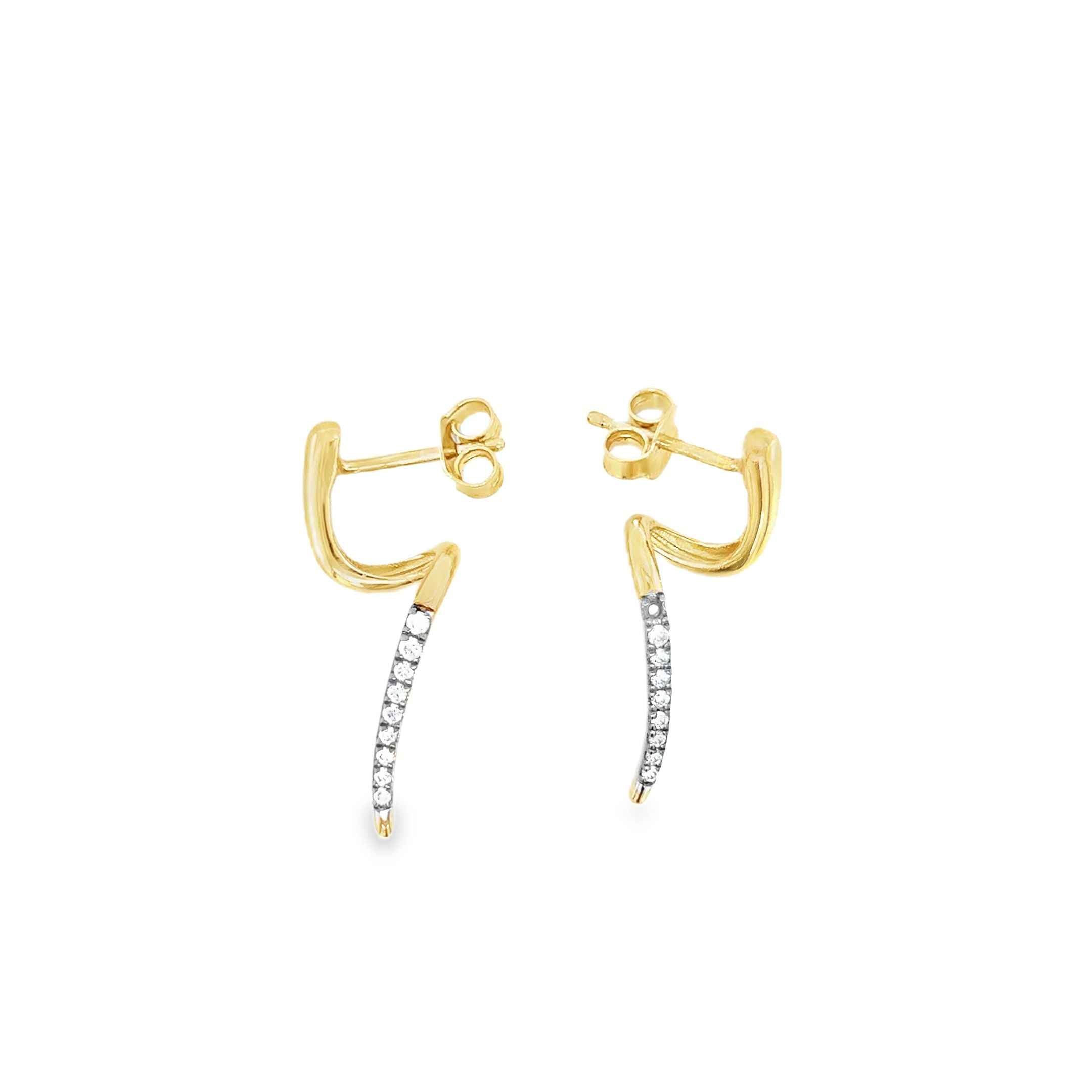 Glimmer Arc Earrings