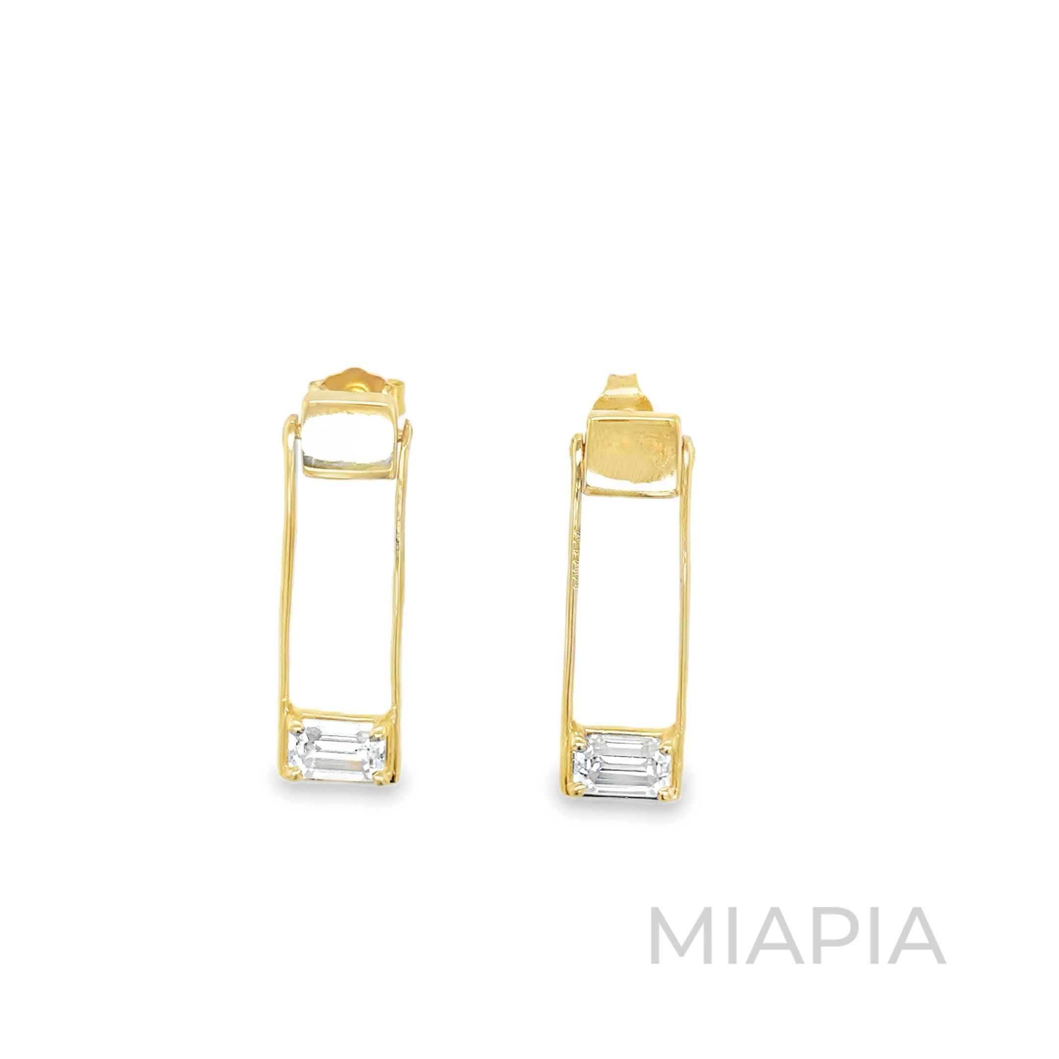 Linear Grace Drop Earrings