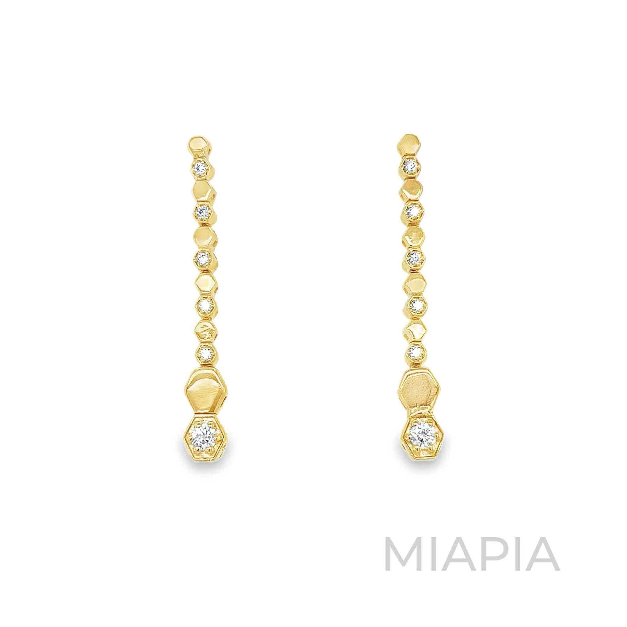 Honeycomb Drop Earrings