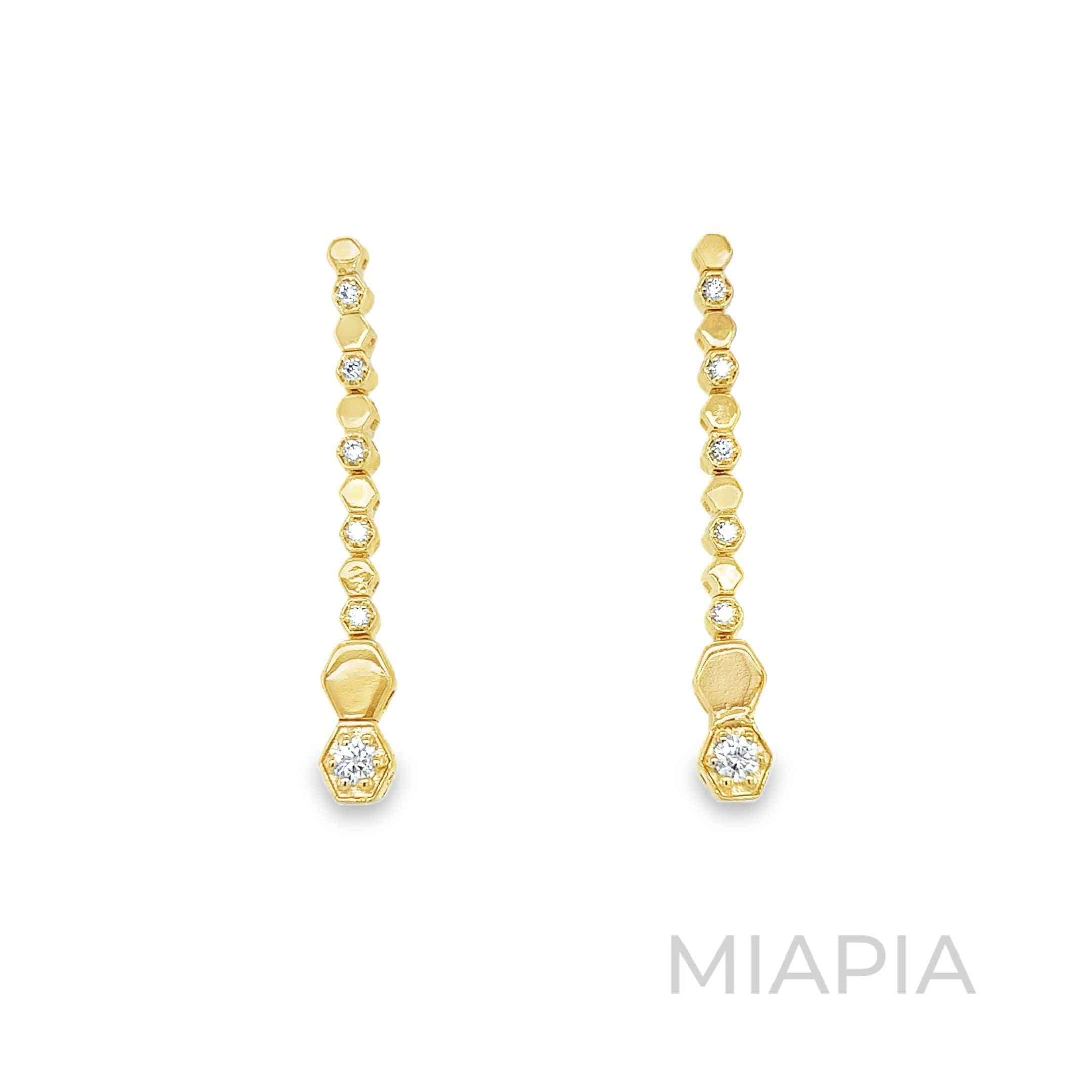 Honeycomb Drop Earrings