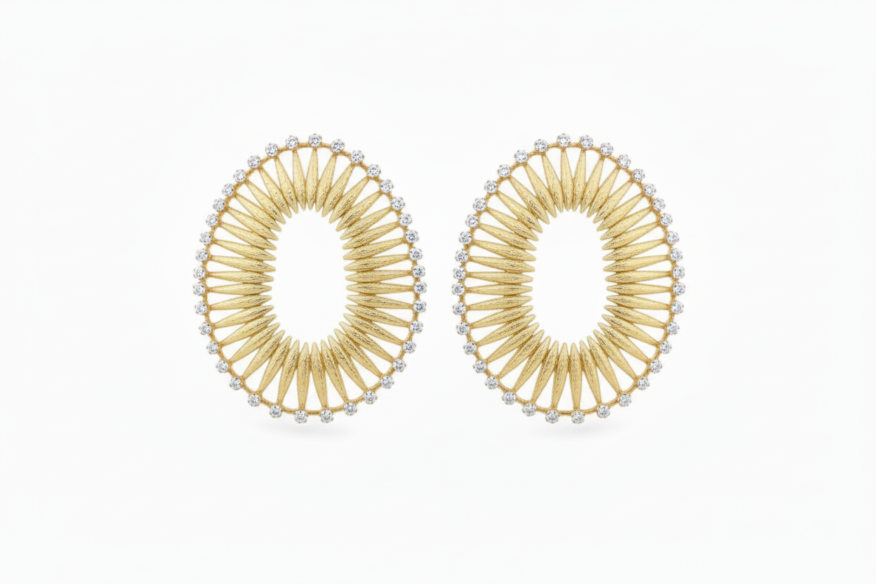 Solar Halo Earrings