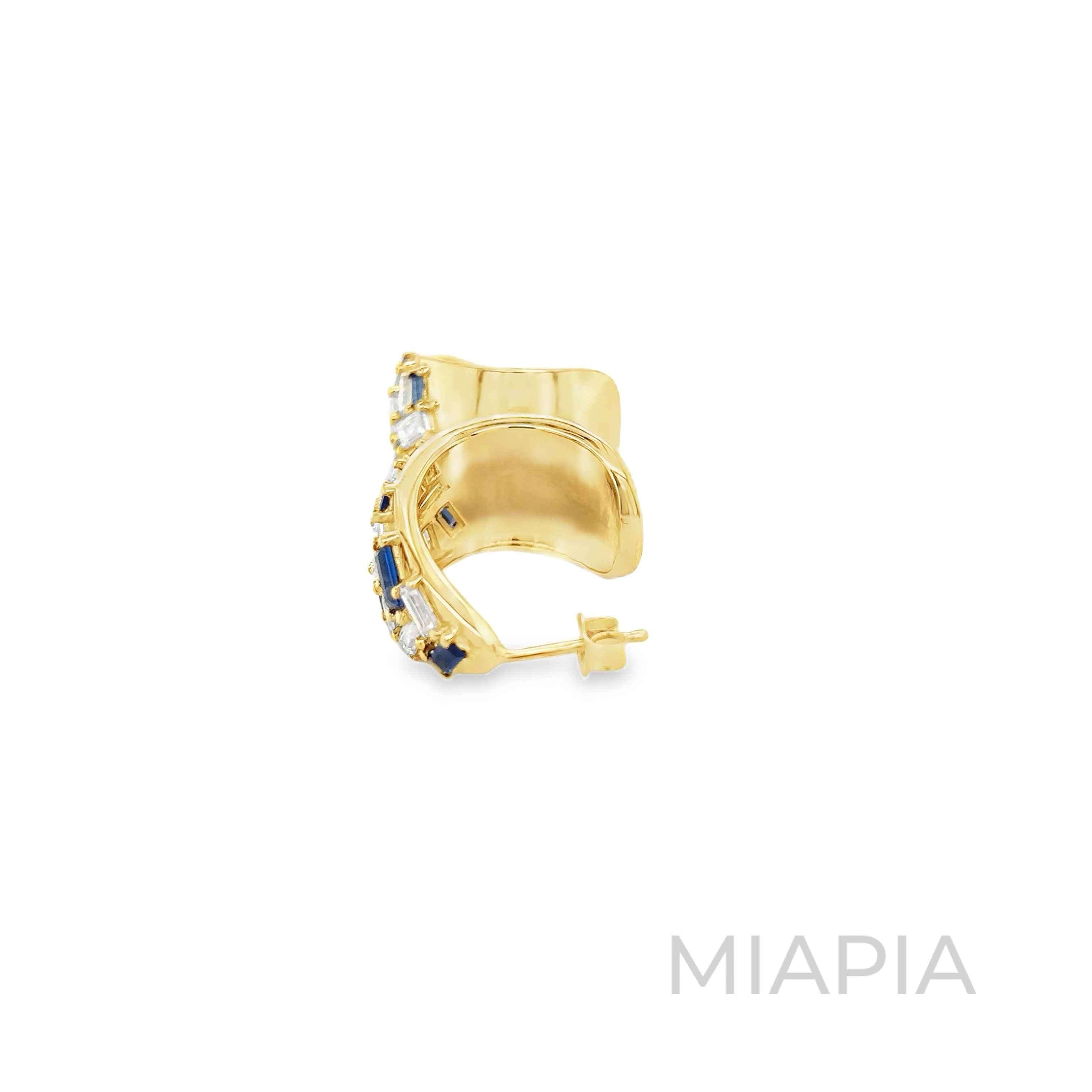 Saphire Mosaic Studs