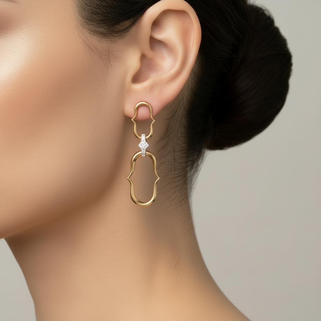 Arabesque Link Earrings