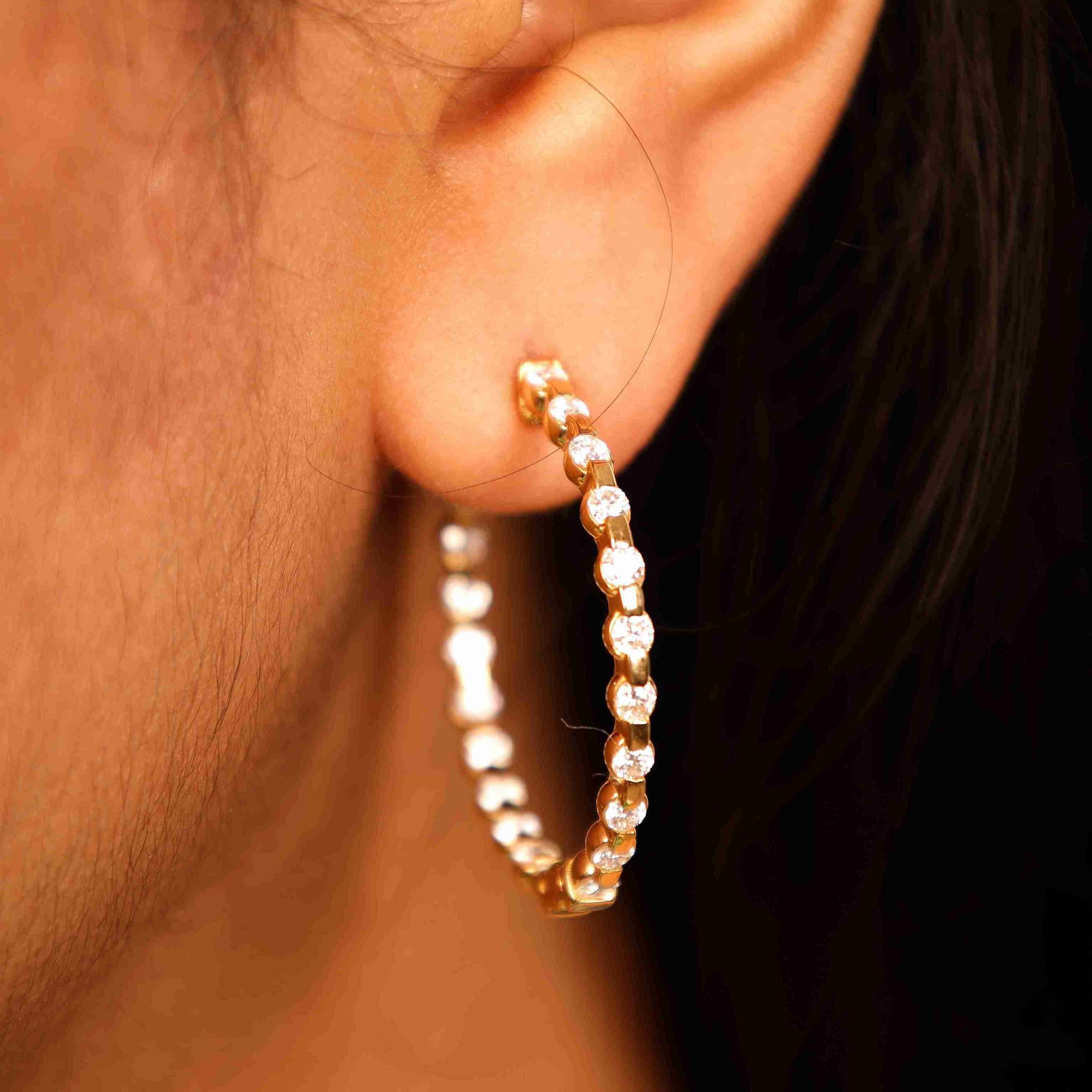 Enchanted Oval Hoops