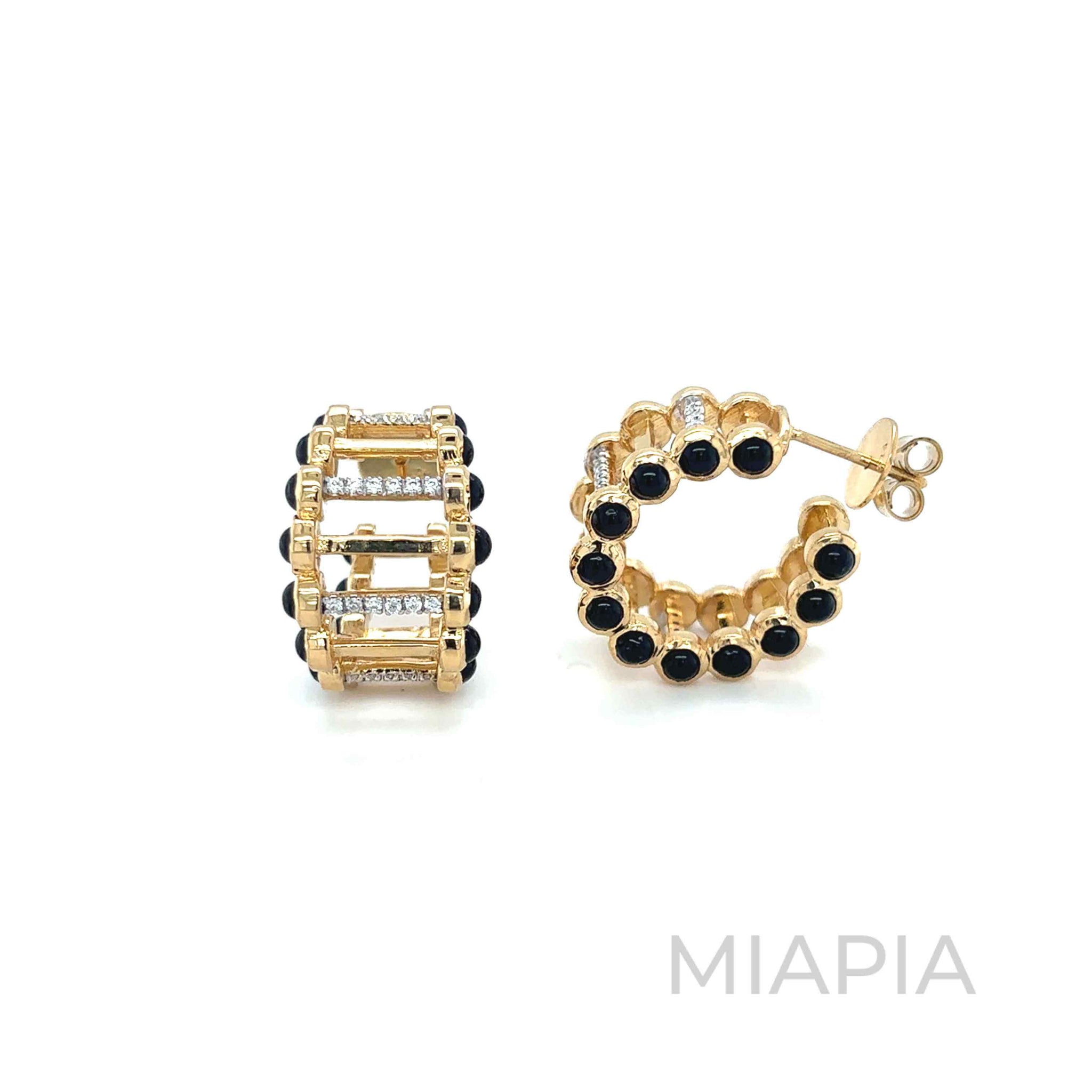 Eterna Hoop Puzzle Earrings