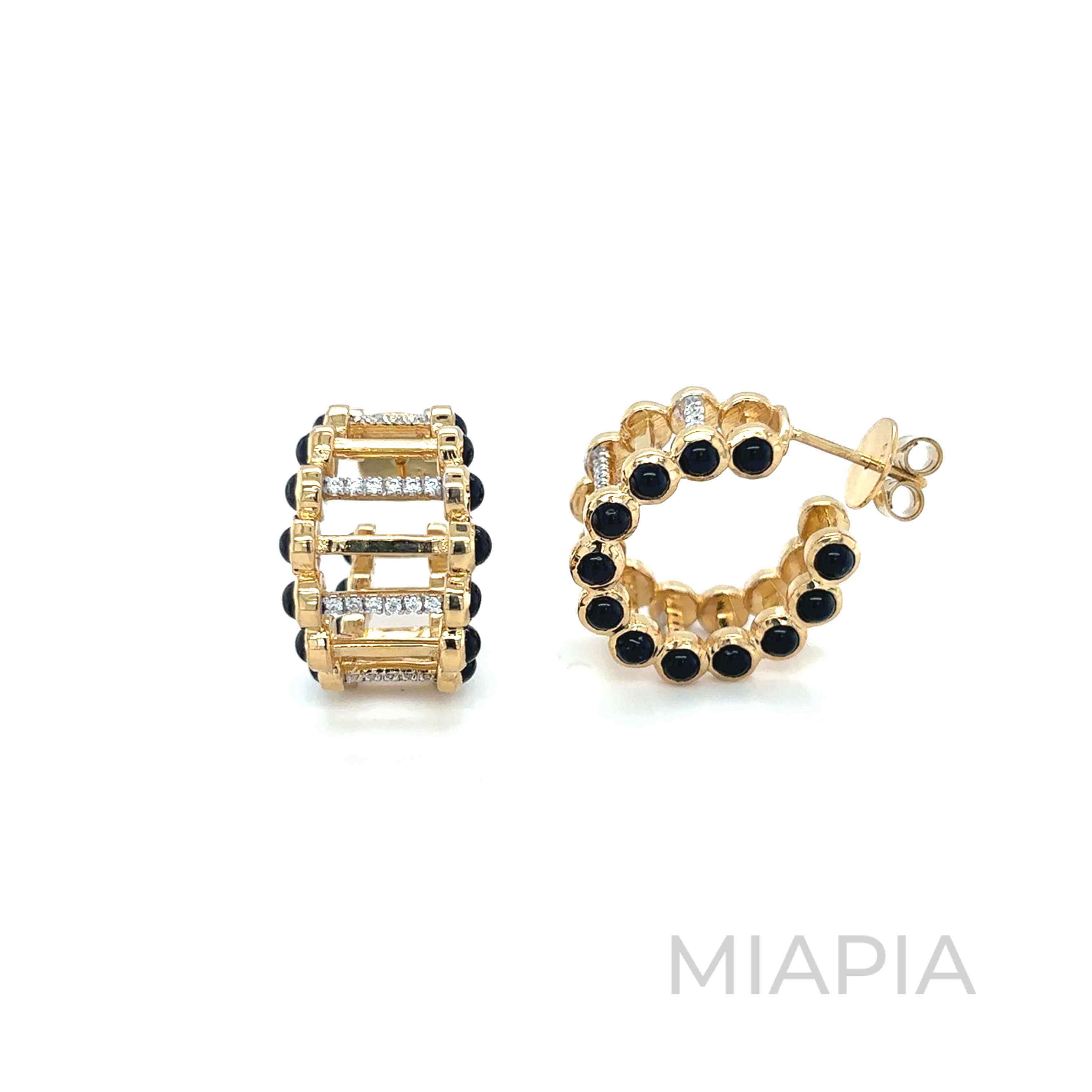 Eterna Hoop Puzzle Earrings