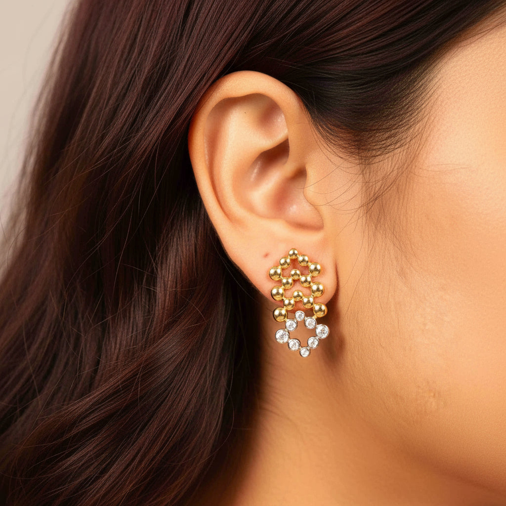 Stardust Cluster Earrings