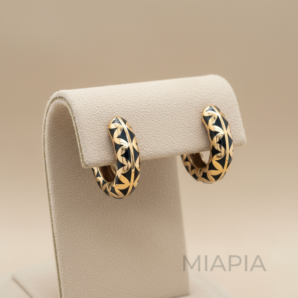 Mosaic Dream Hoops- Black