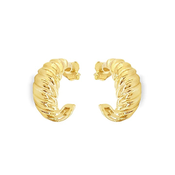 Sculpted Swirl Earrings