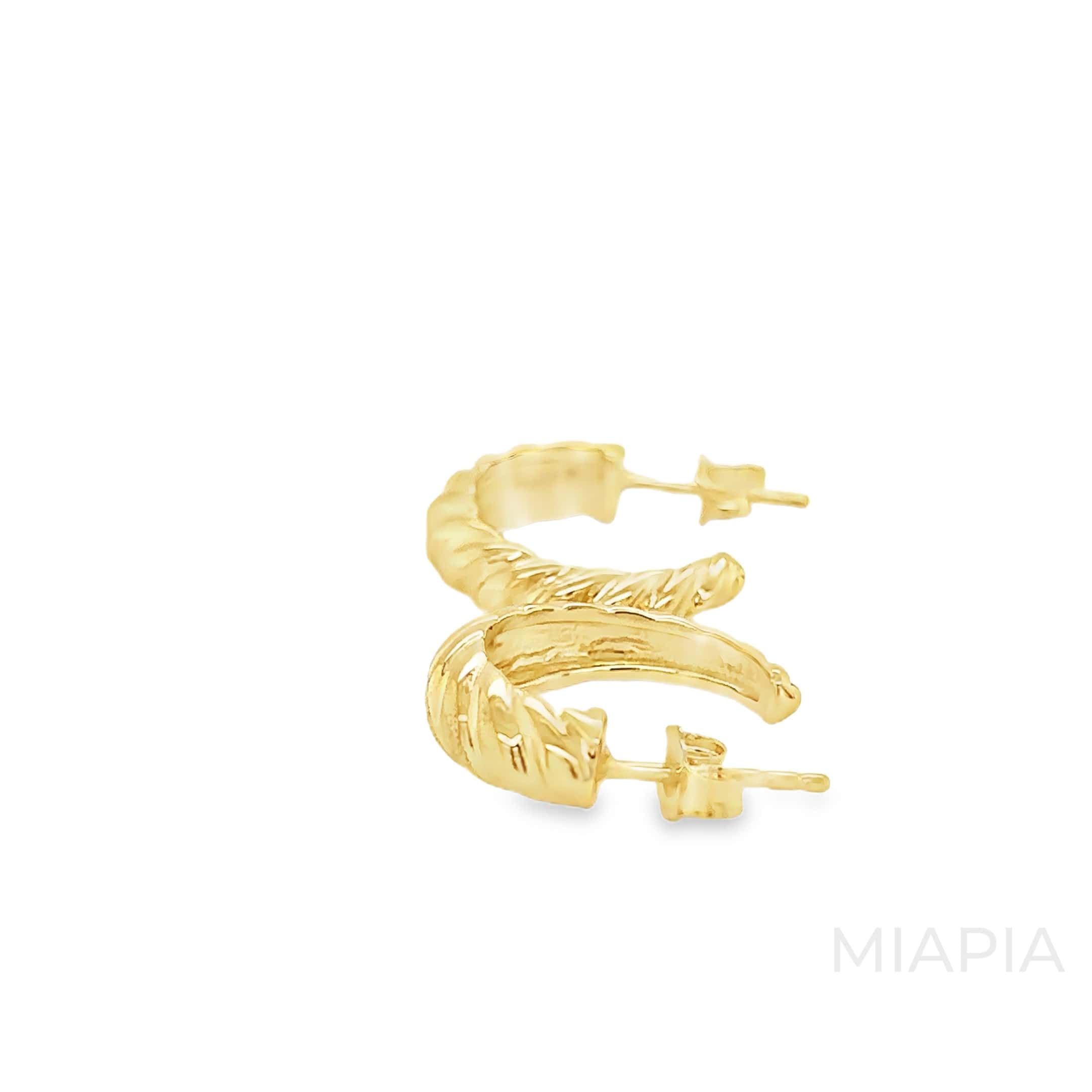 Sculpted Swirl Earrings