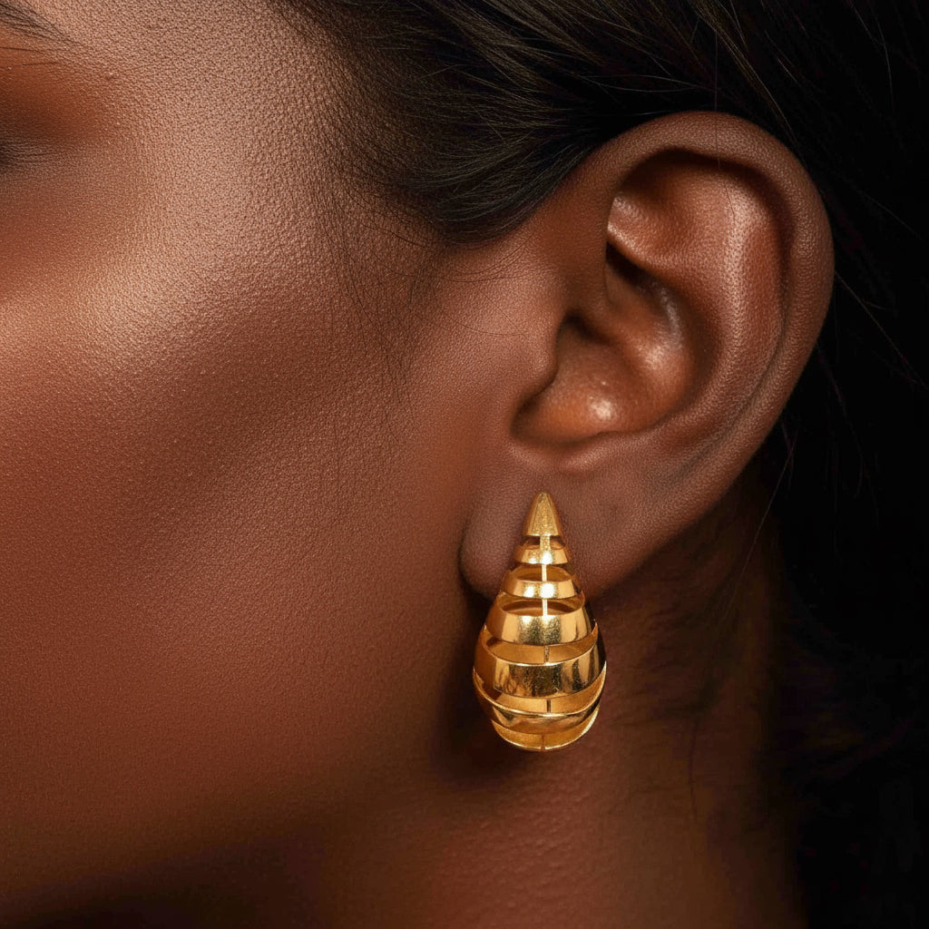 Whispering Drop Wrap Earrings