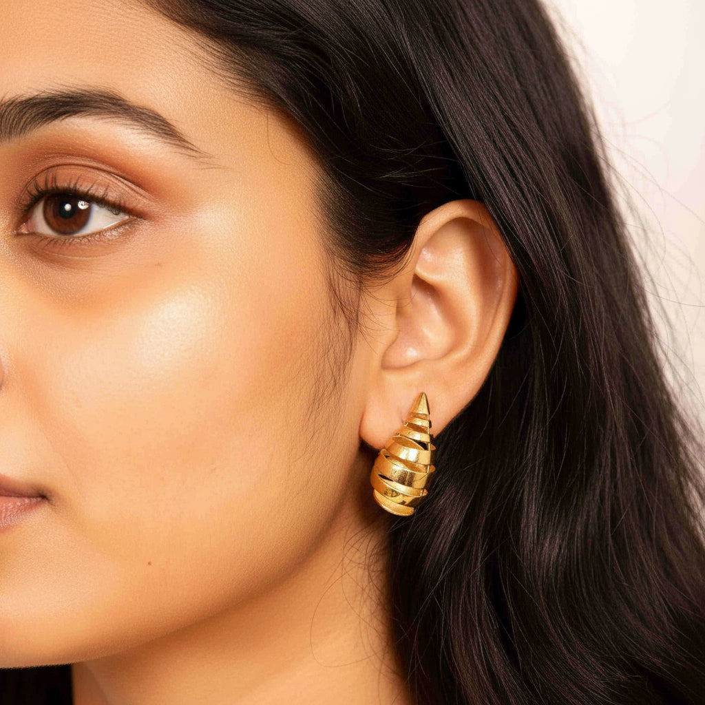 Whispering Drop Wrap Earrings