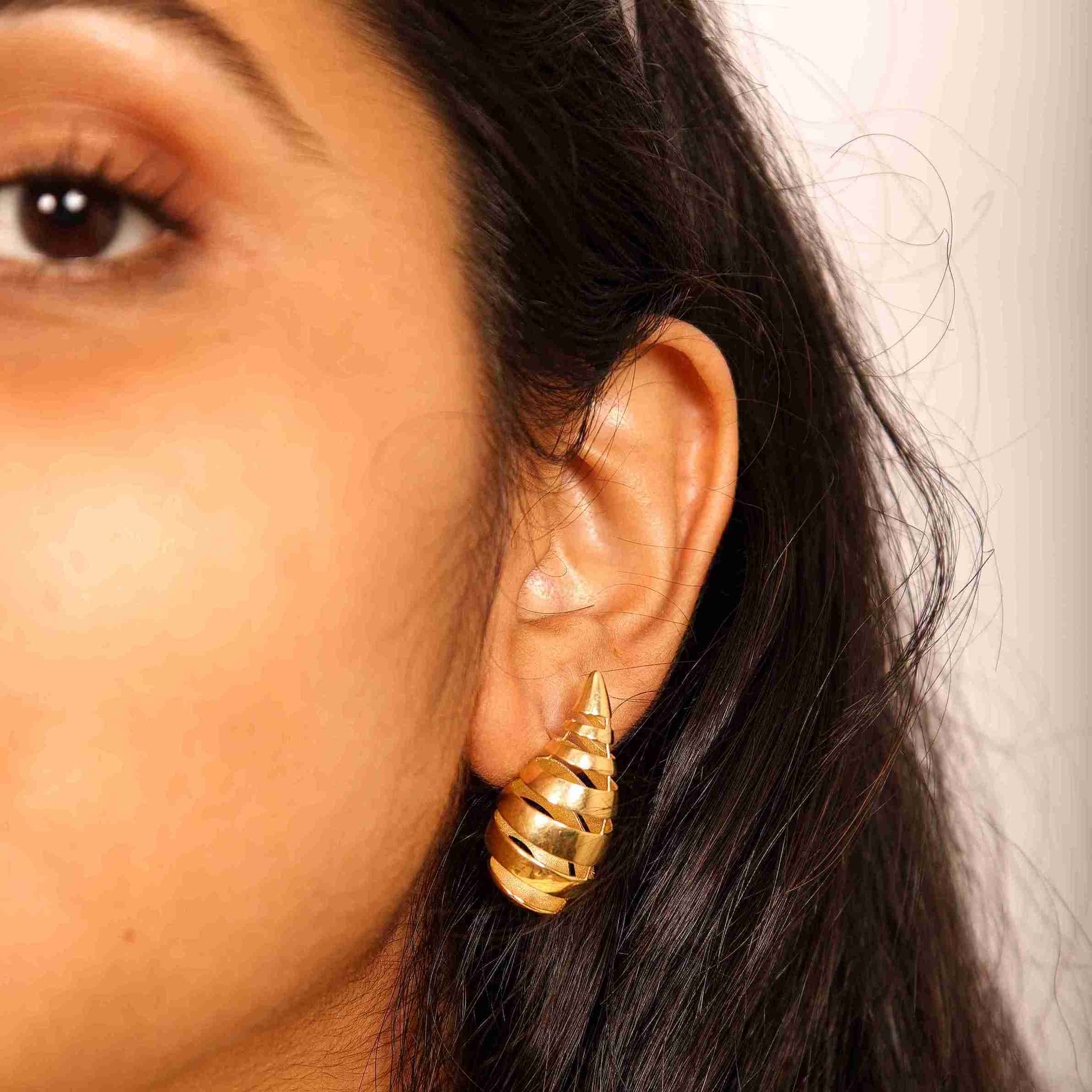 Whispering Drop Wrap Earrings