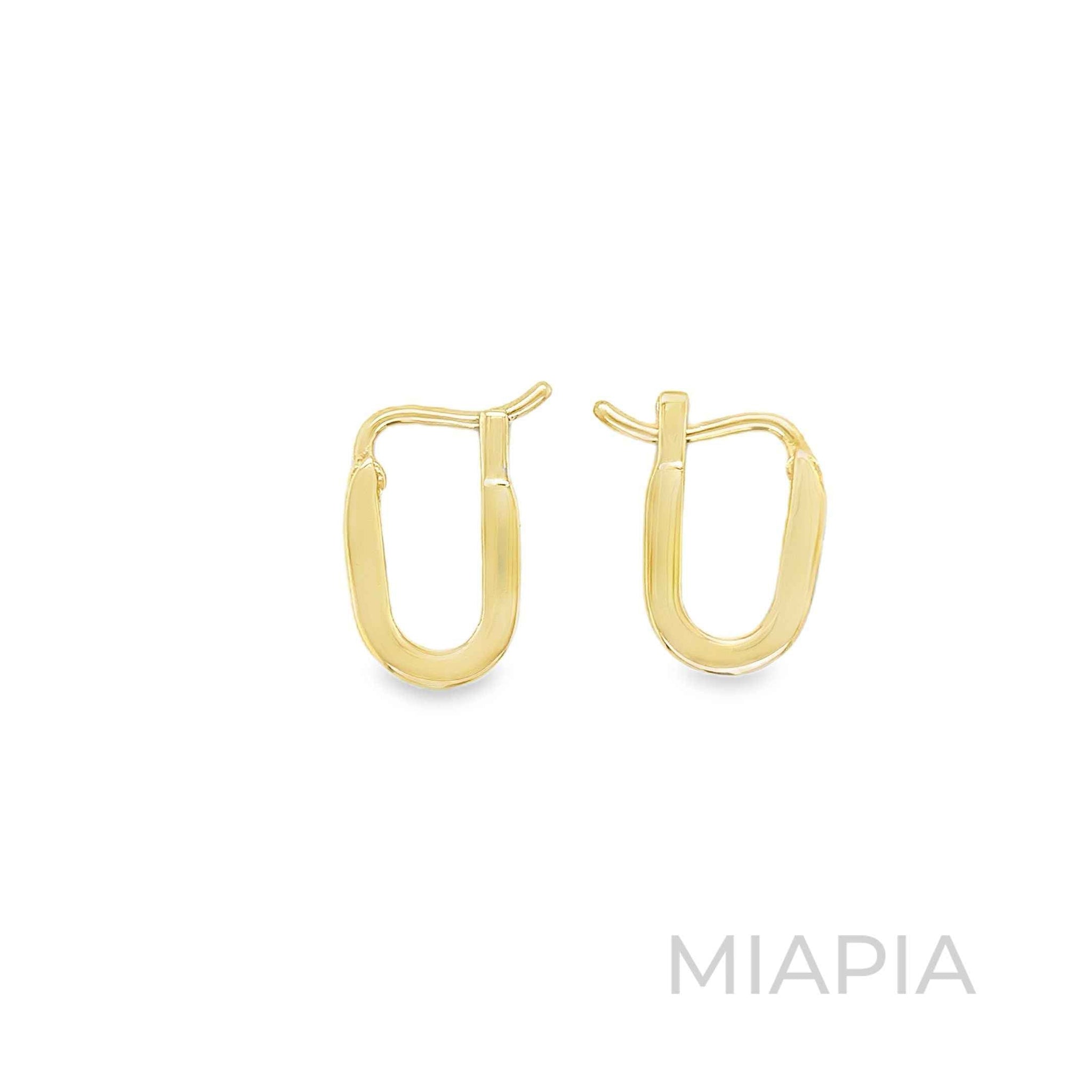 Minimalist Oval Earrings
