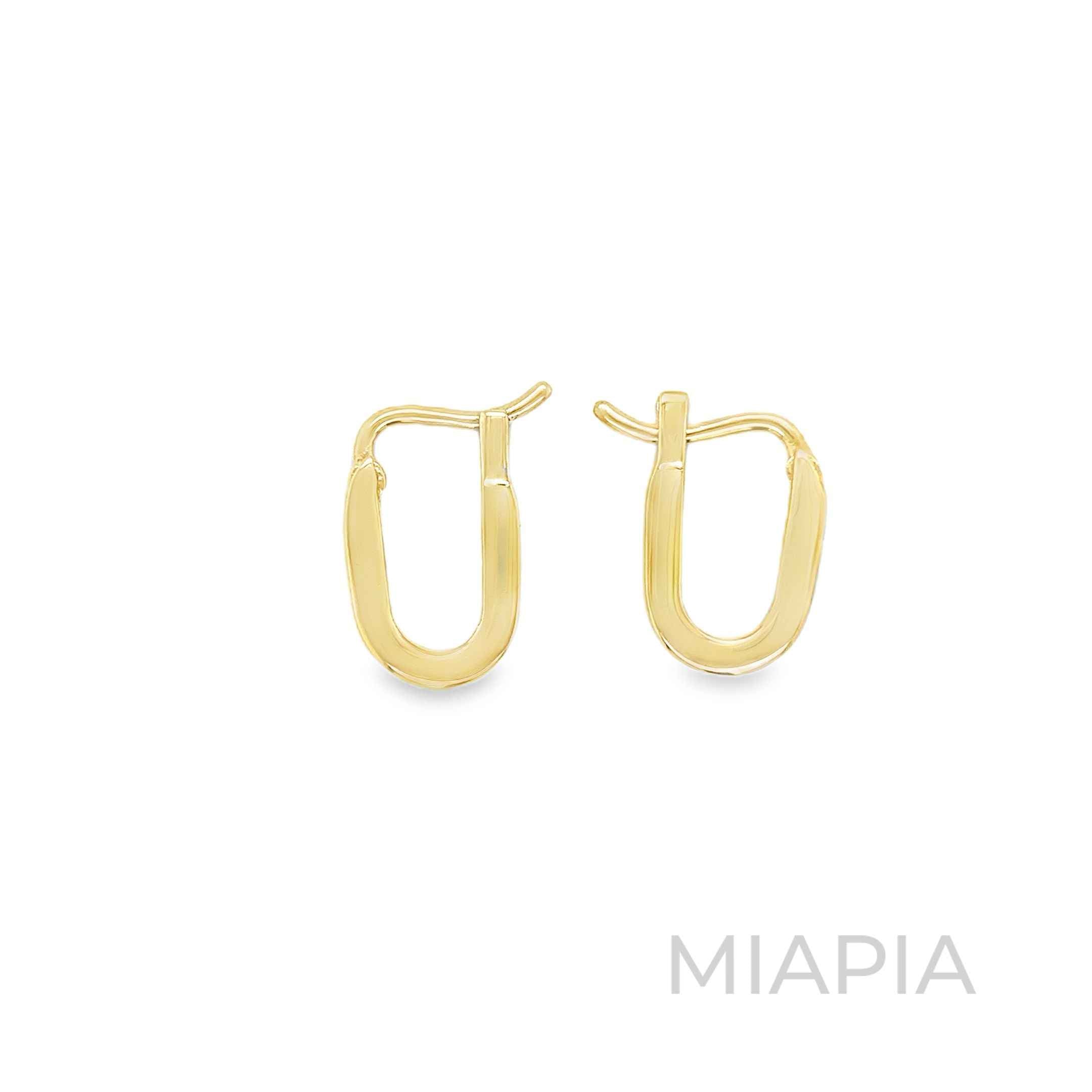 Minimalist Oval Earrings