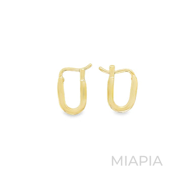 Minimalist Oval Earrings