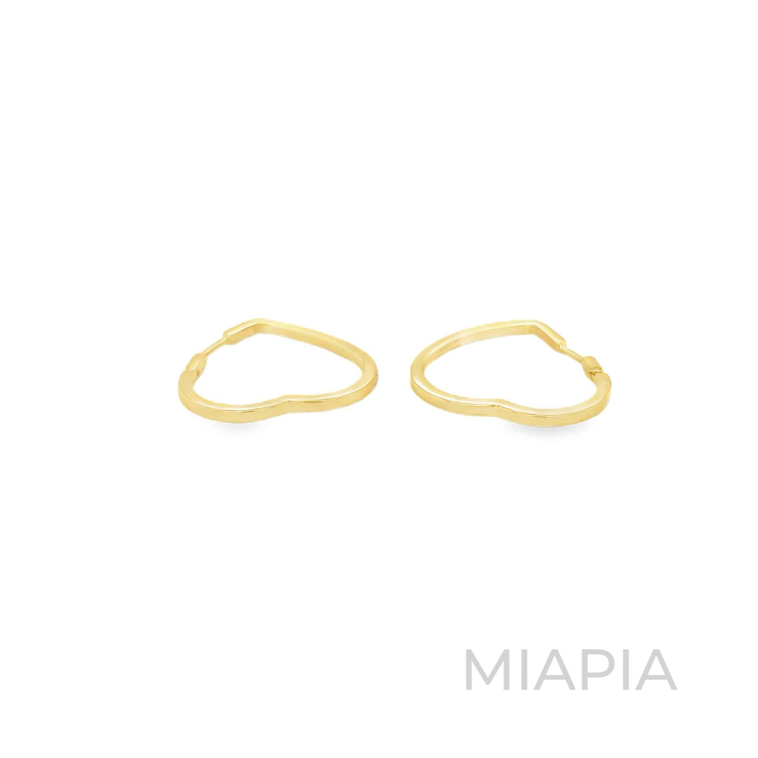 Heartline Hoop Earrings