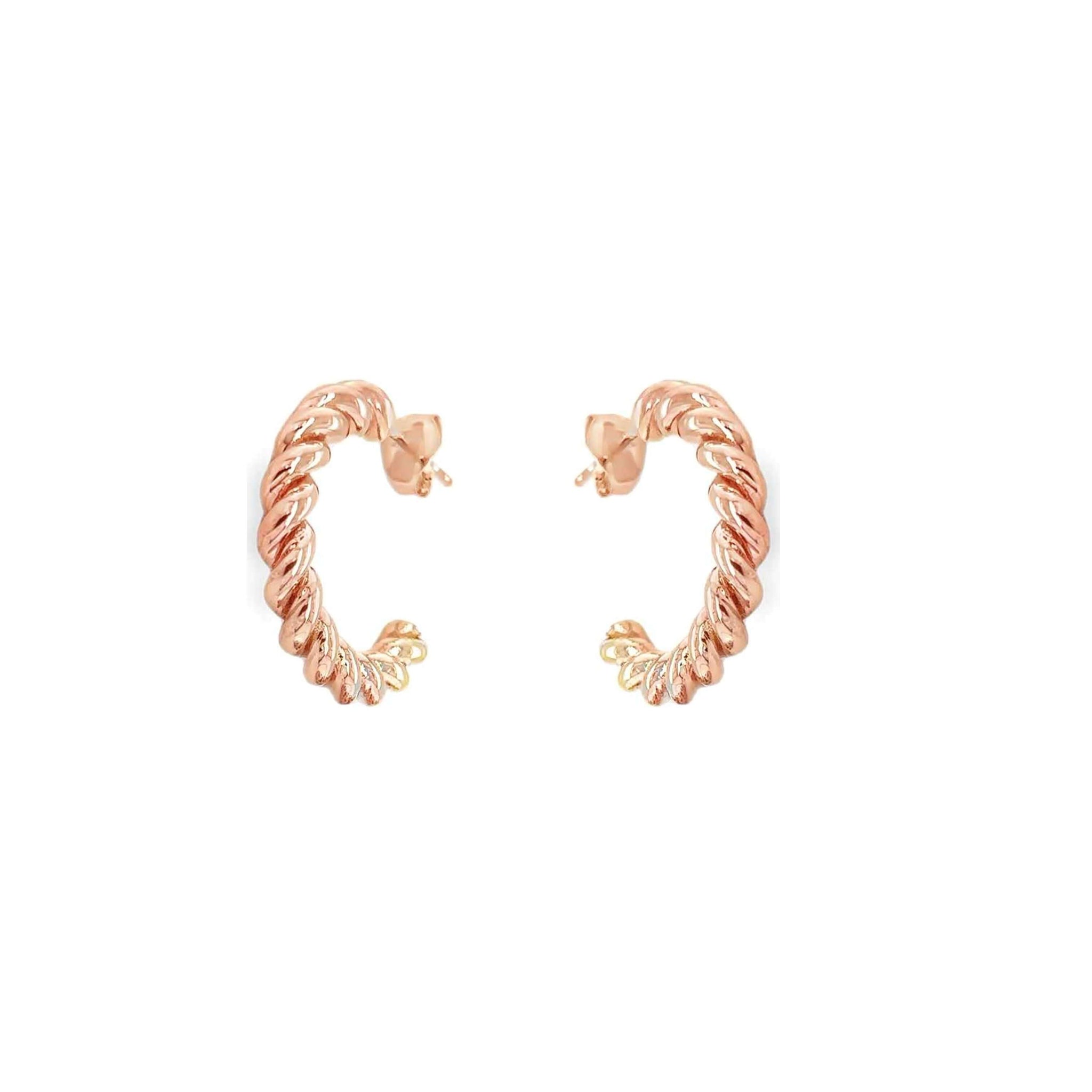 Rosette Spiral Earrings