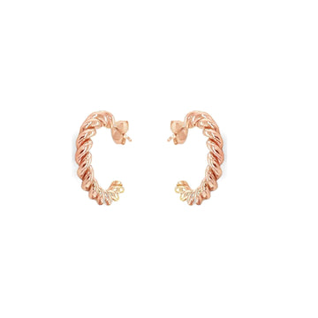 Rosette Spiral Earrings