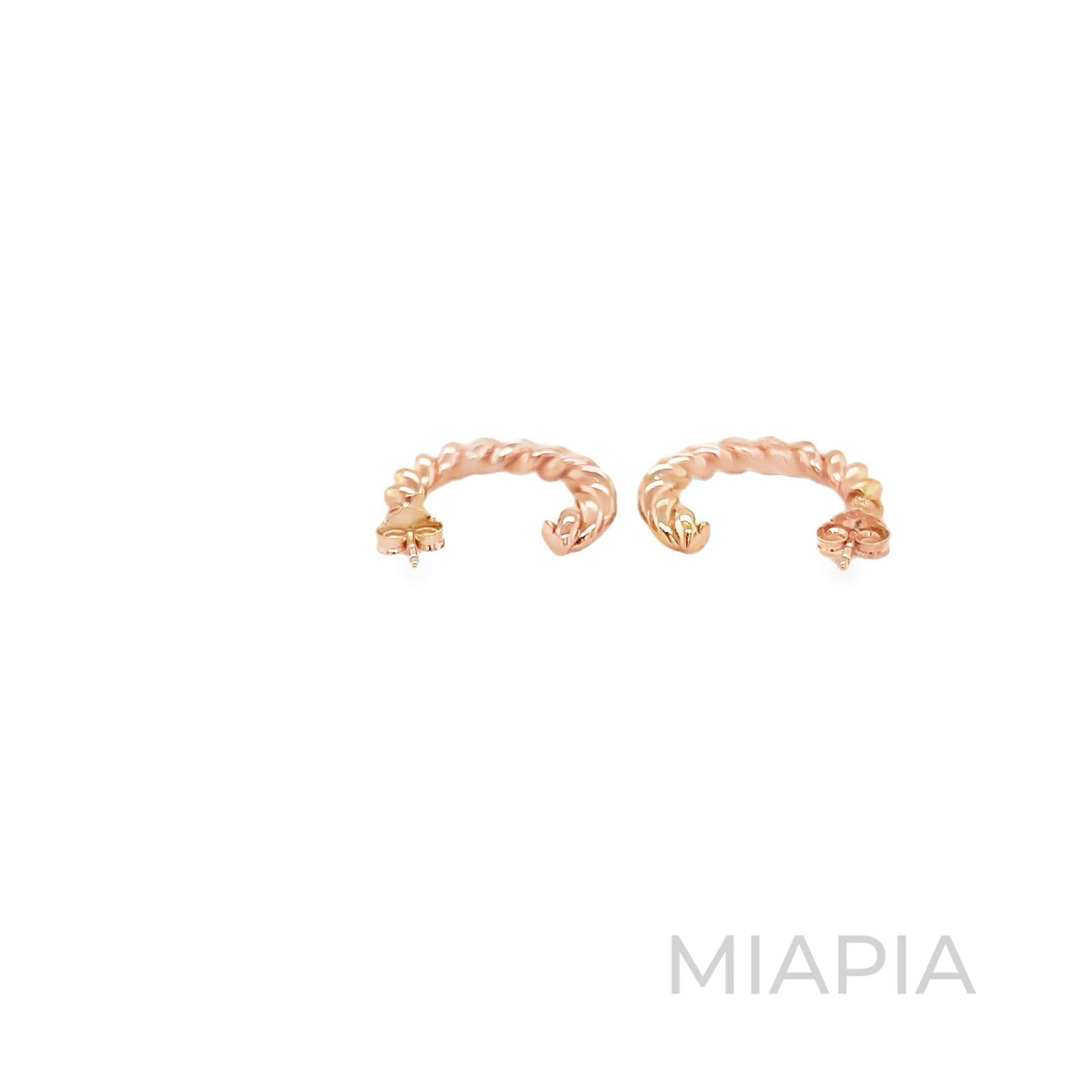 Rosette Spiral Earrings