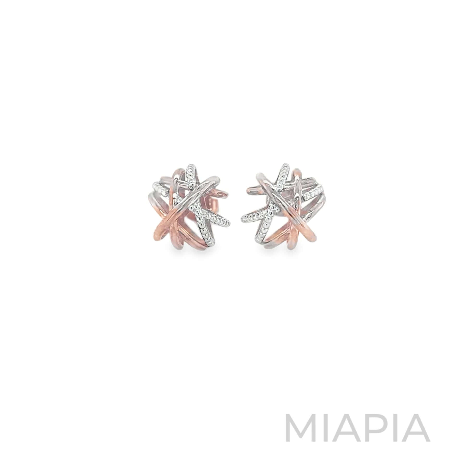 Crossbeam Stud Earrings