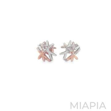 Crossbeam Stud Earrings