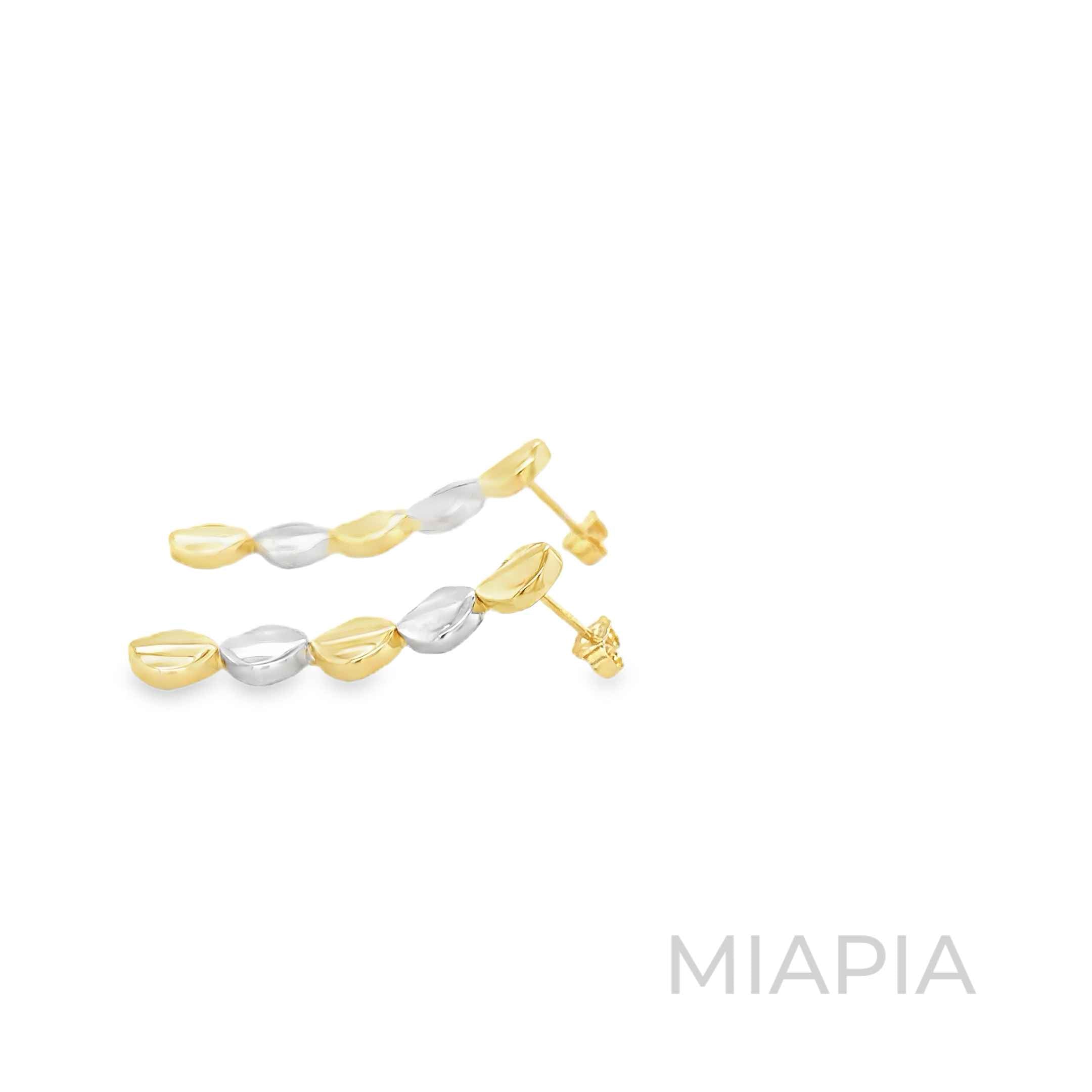 Dual Harmony Drop Earrings