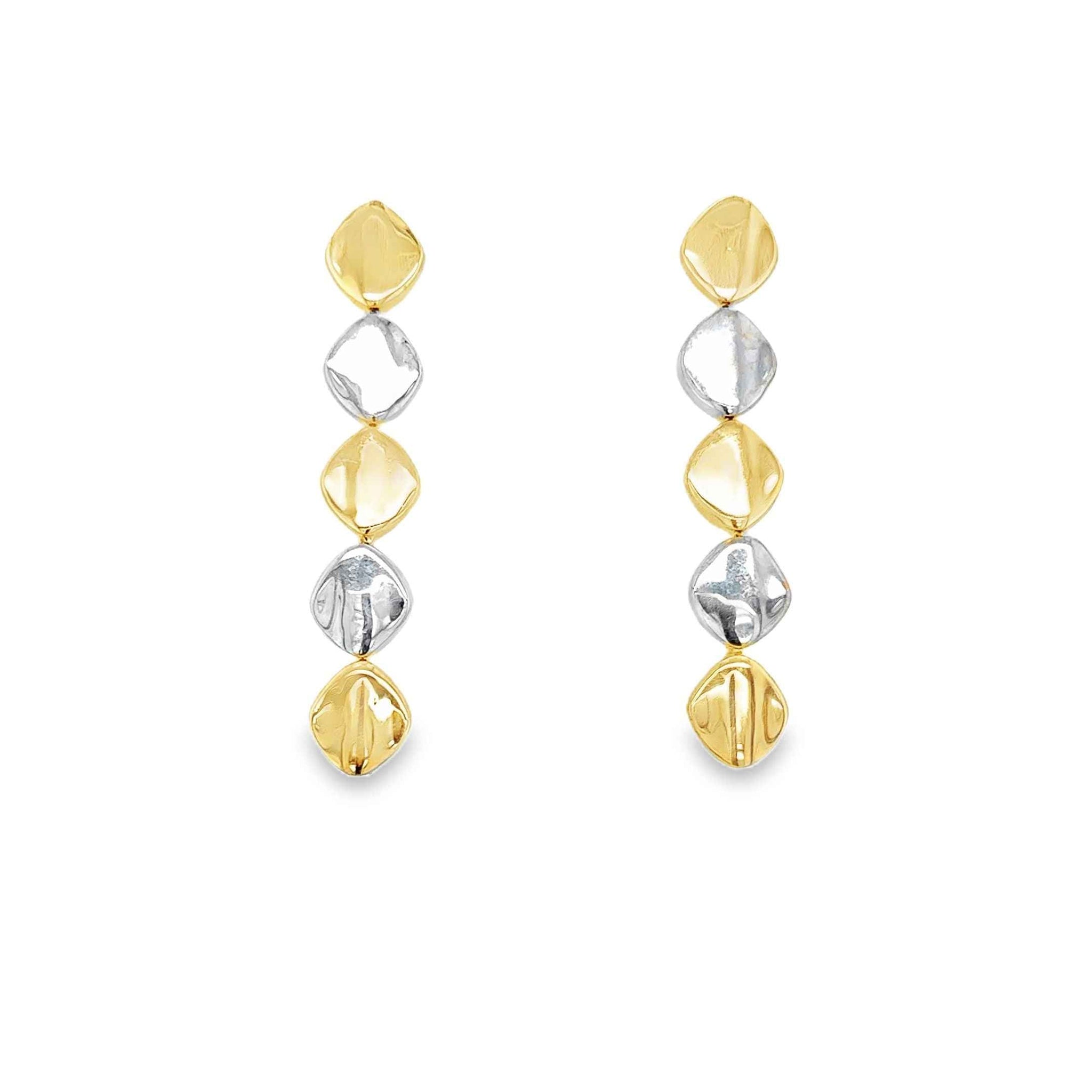 Dual Harmony Drop Earrings