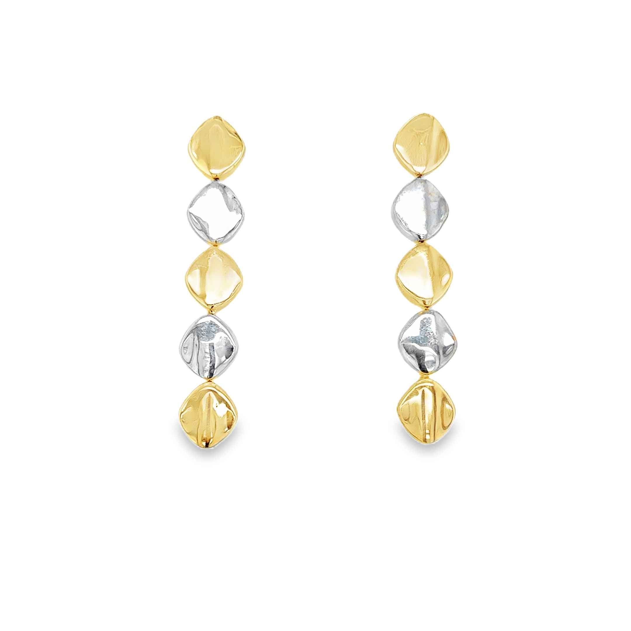 Dual Harmony Drop Earrings