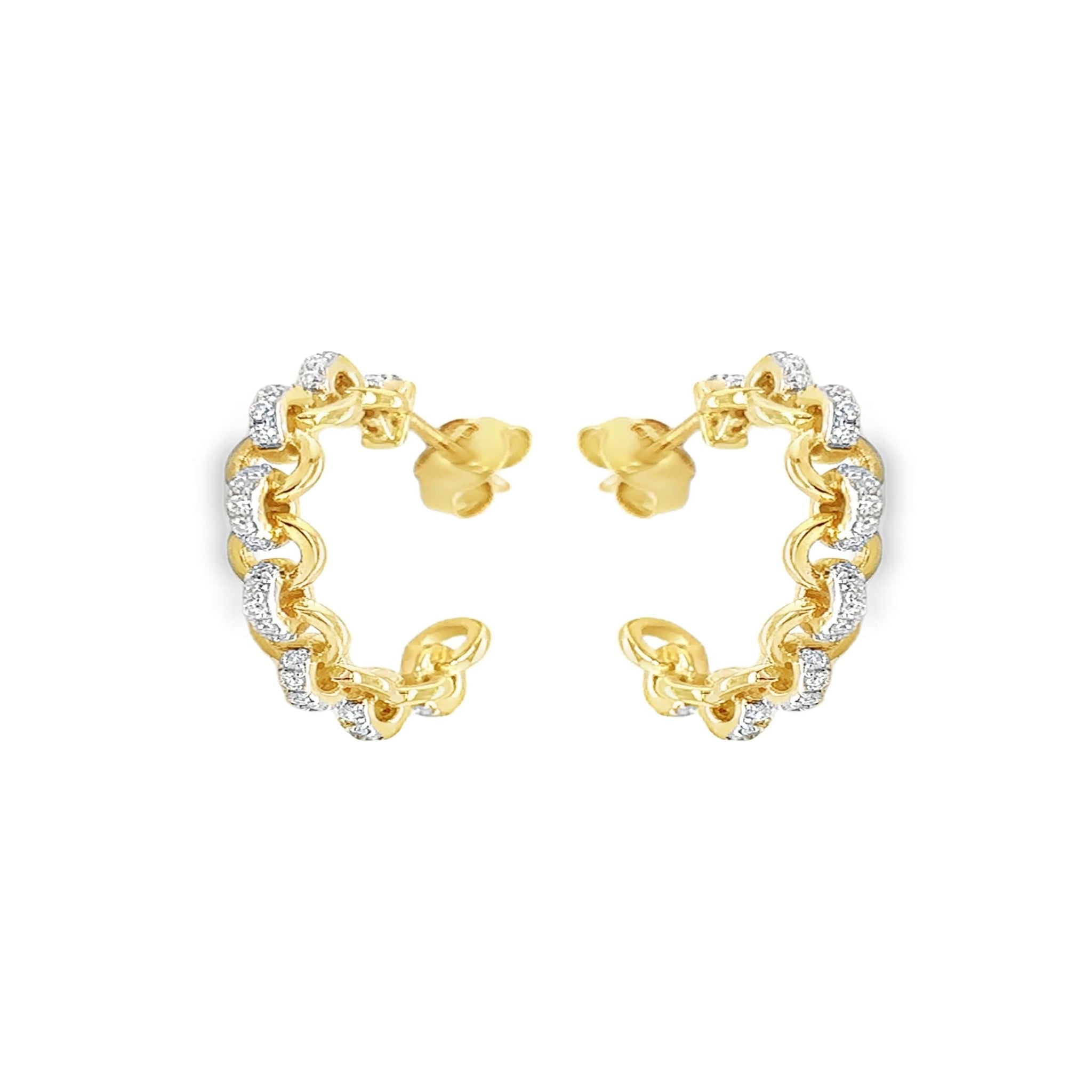 Twisted Elegance Hoops