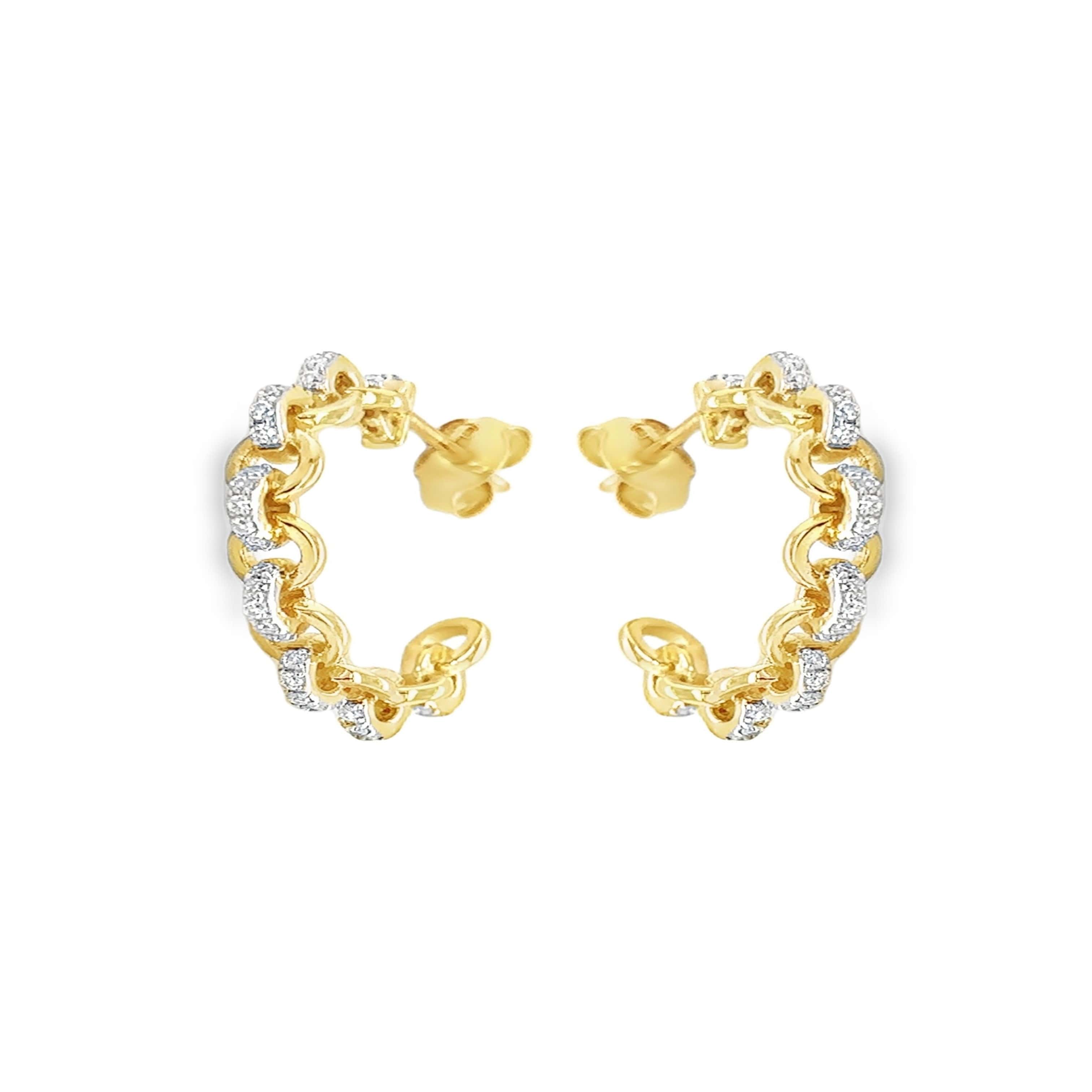 Twisted Elegance Hoops