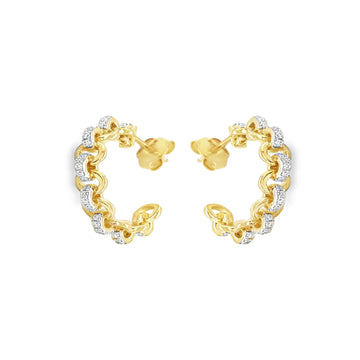 Twisted Elegance Hoops