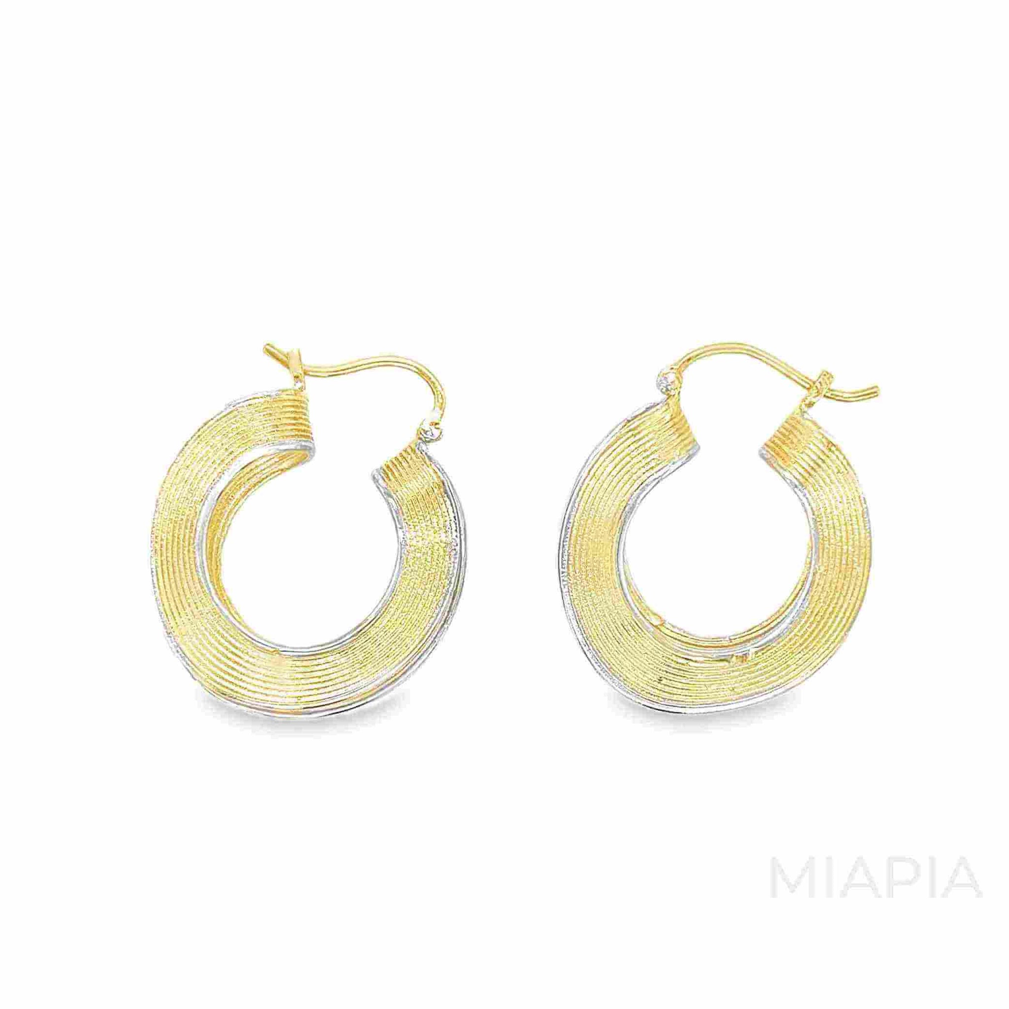 Radiance Textured Hoops