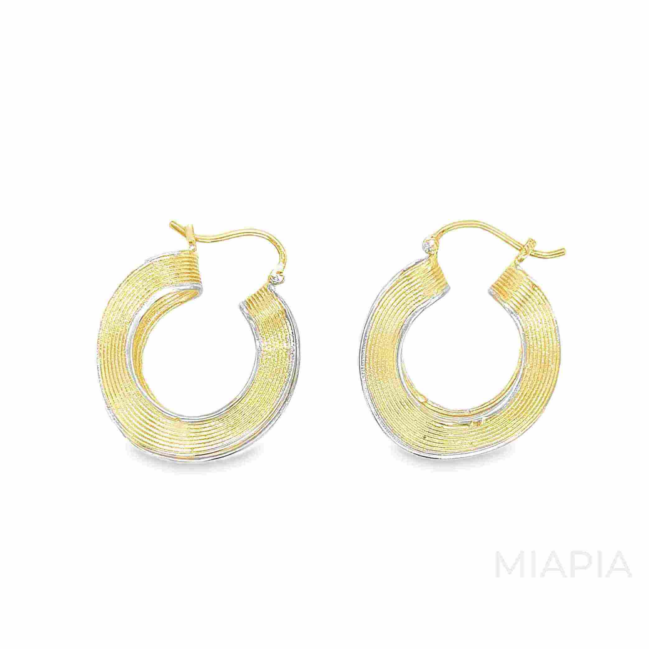 Radiance Textured Hoops