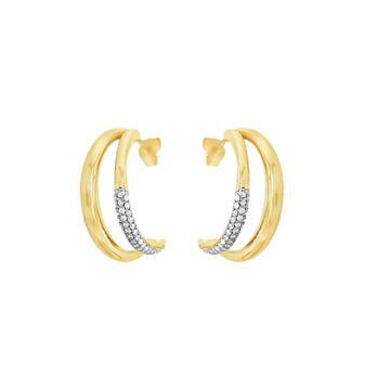 Radiance Dual Band Earrings