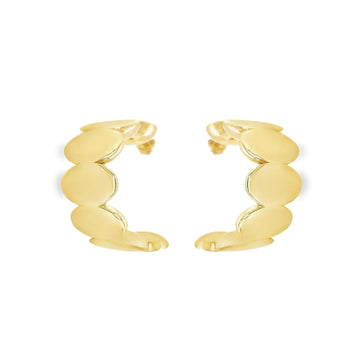 Golden Orbit Hoops