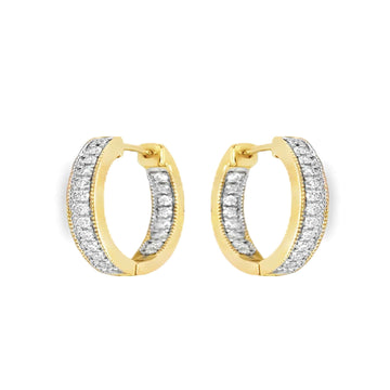 Radiant Pave' Hoops
