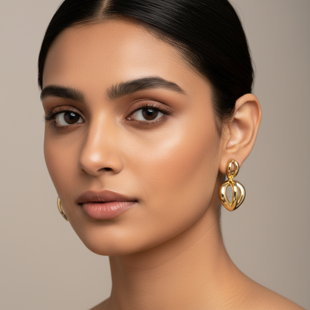 Golden Orbit Earrings