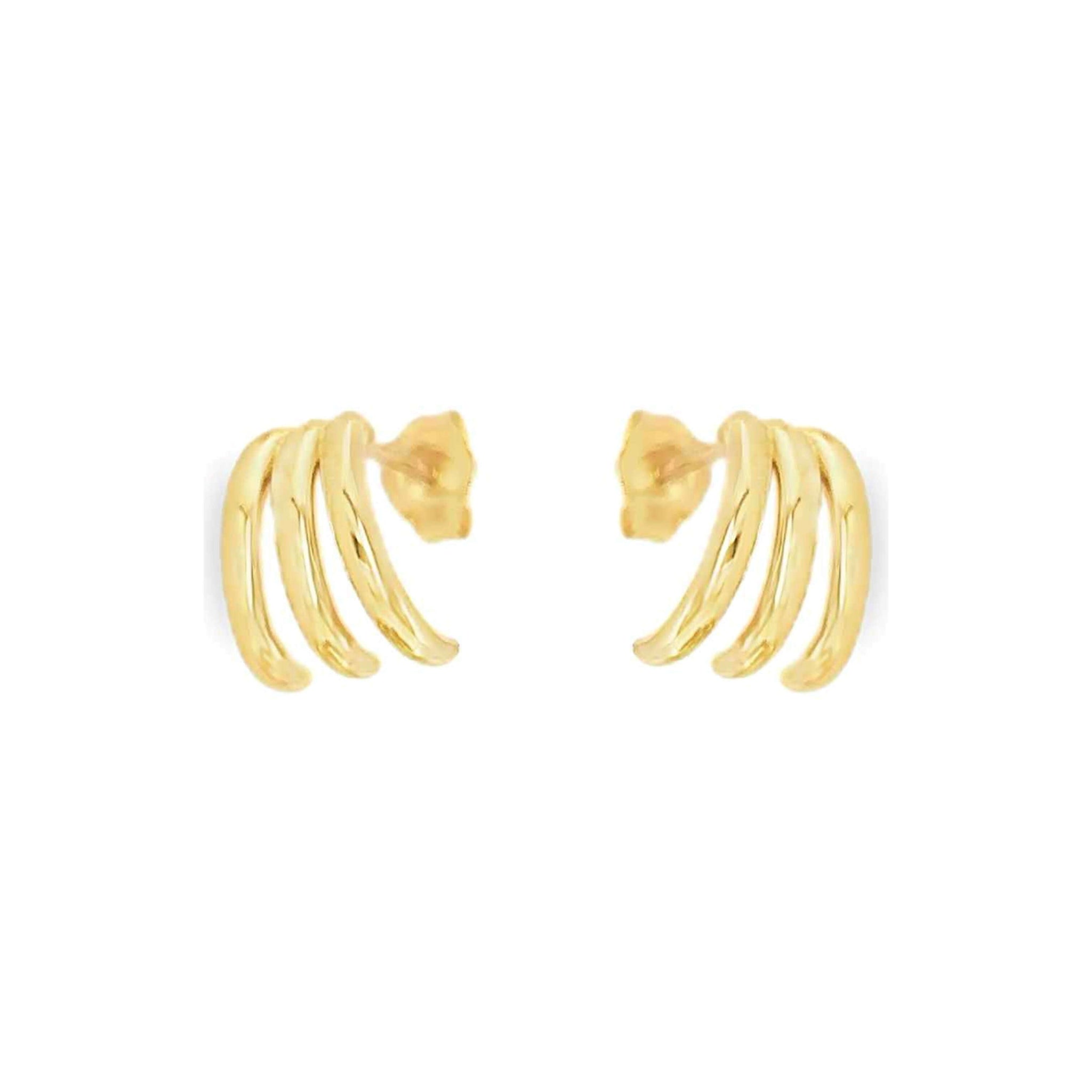 Tiered Curve Earrings