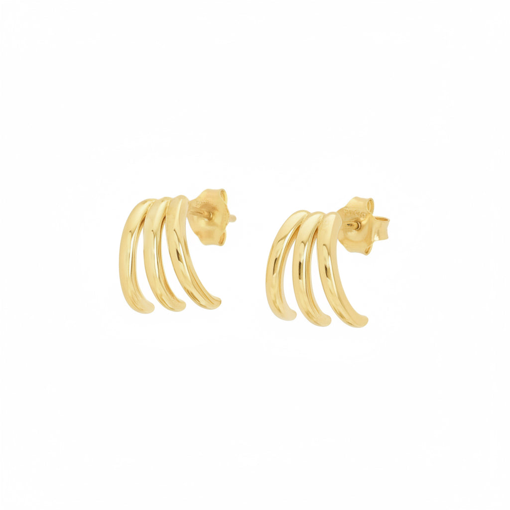 Tiered Curve Earrings