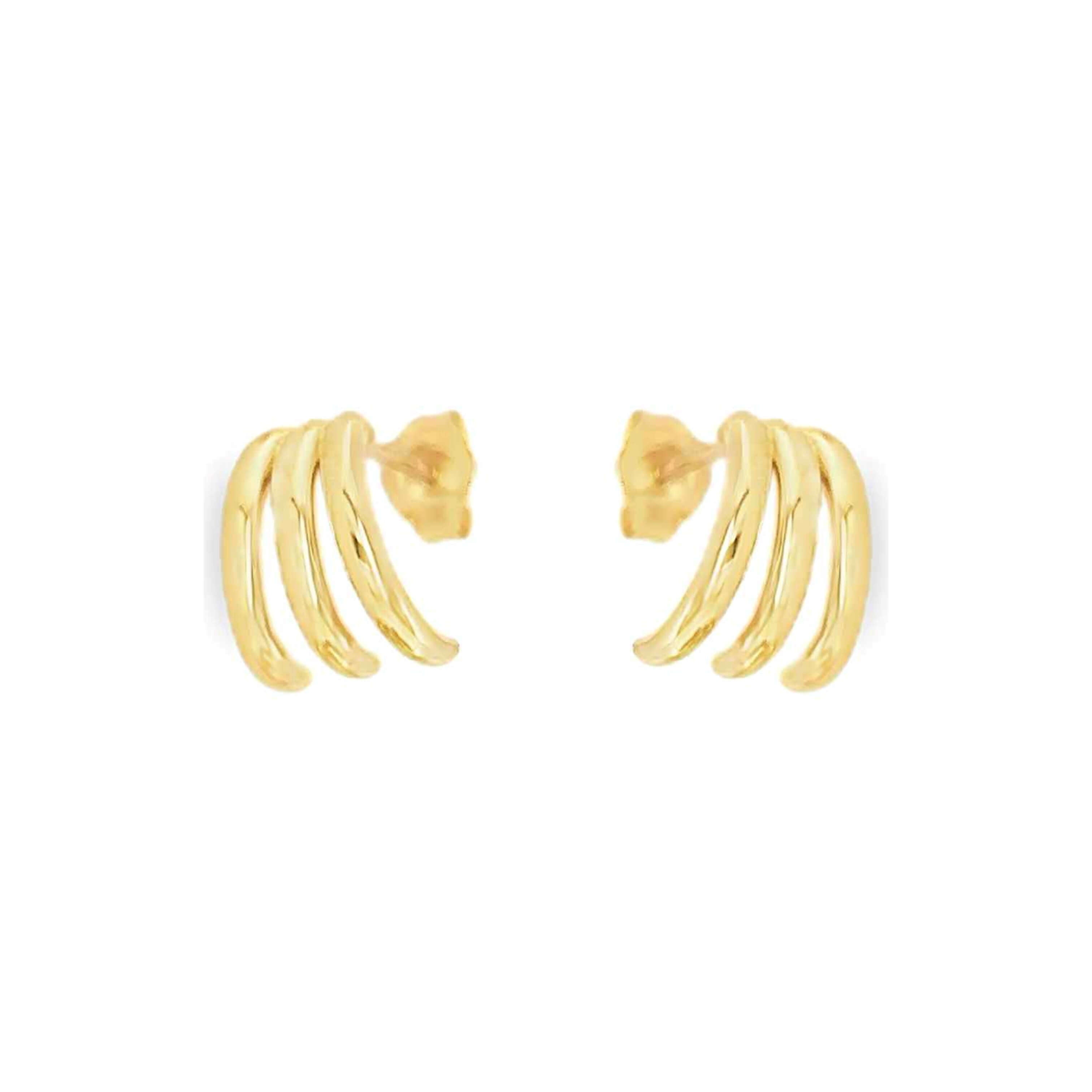 Tiered Curve Earrings