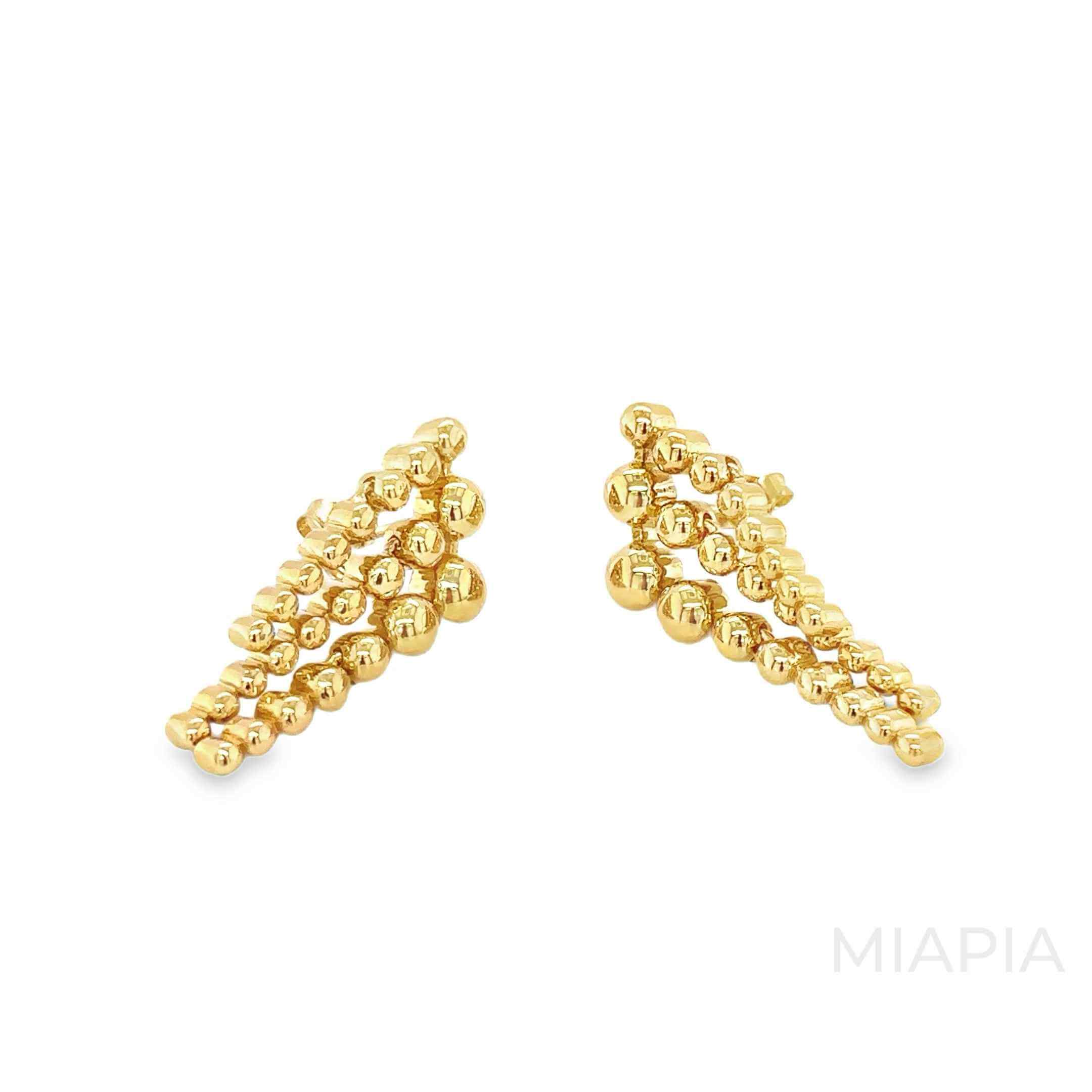 Golden Cascade Earrings