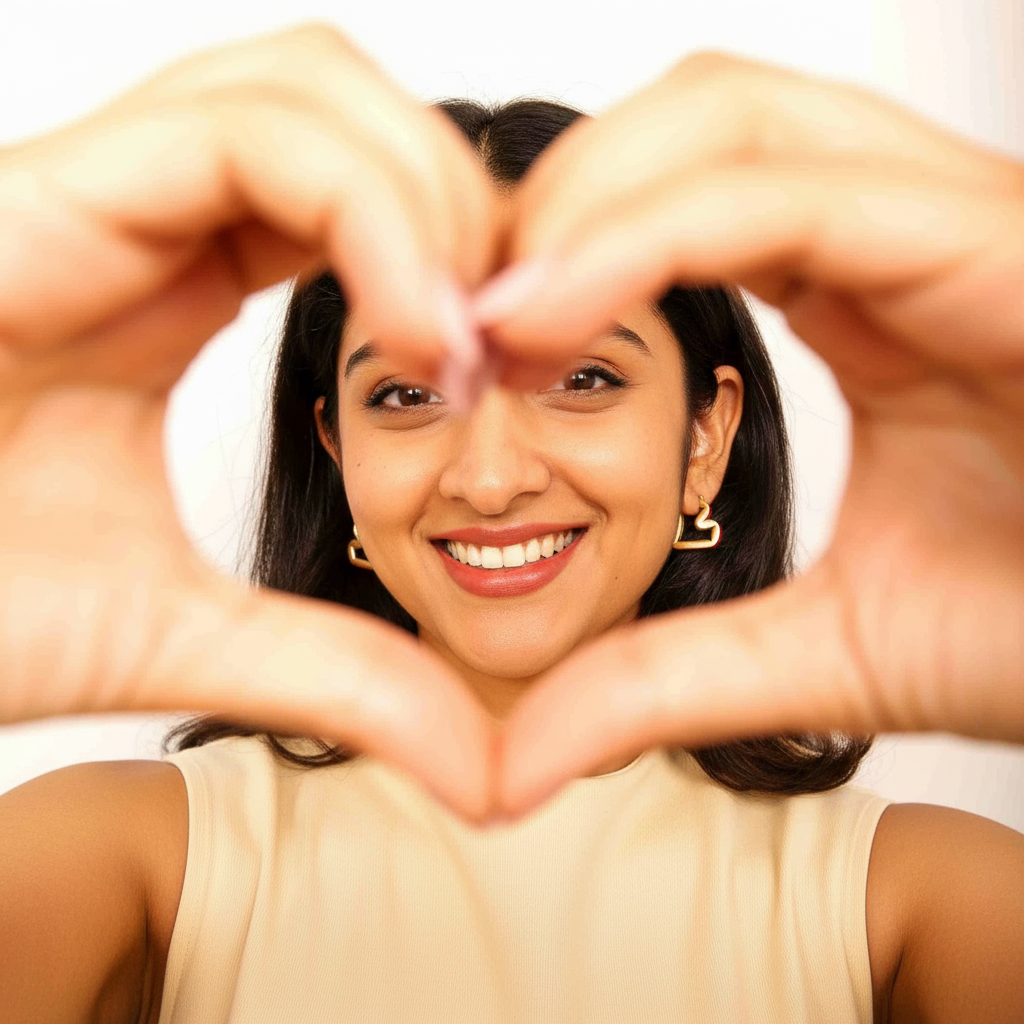 Crimson Enamel Hoops