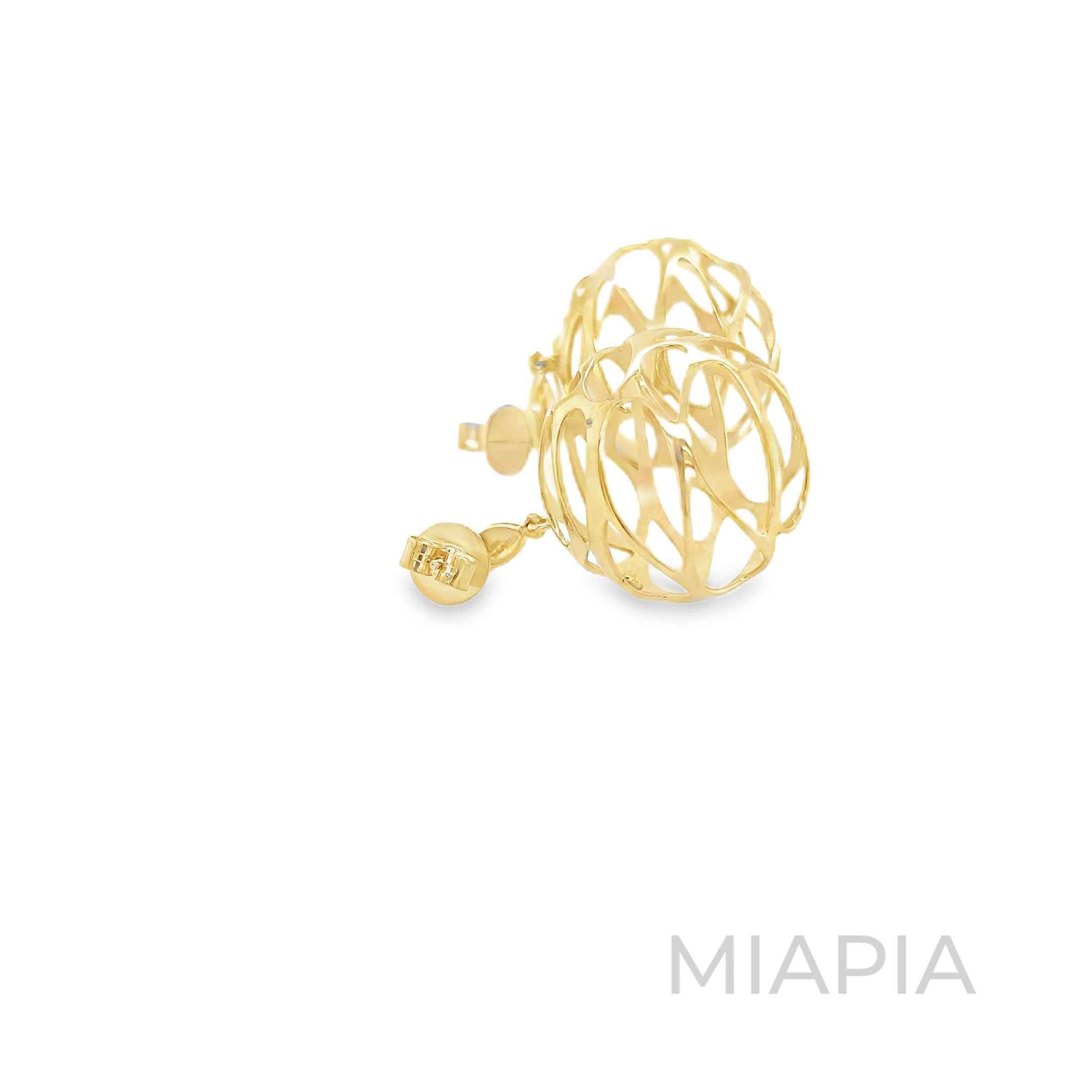 Orbital Lace Drop Earrings