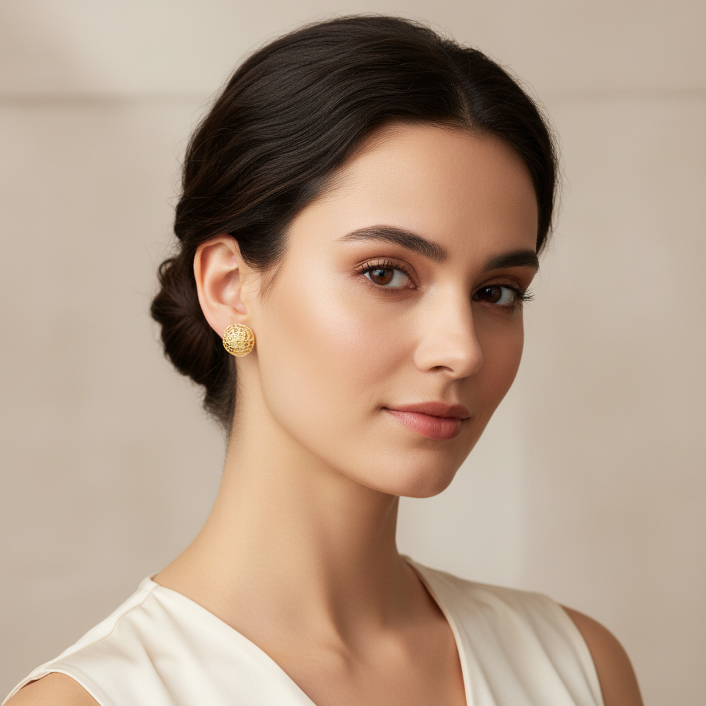 Filigree Bloom Studs