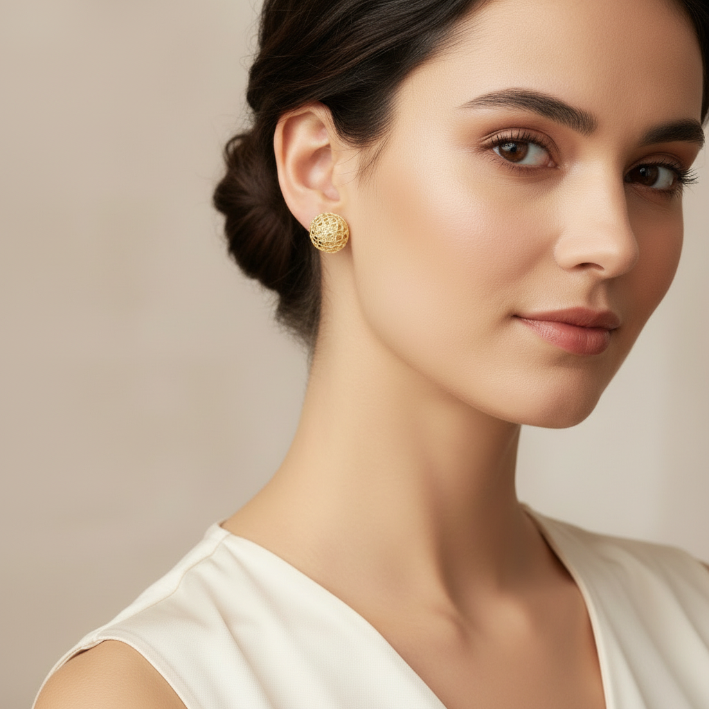 Filigree Bloom Studs