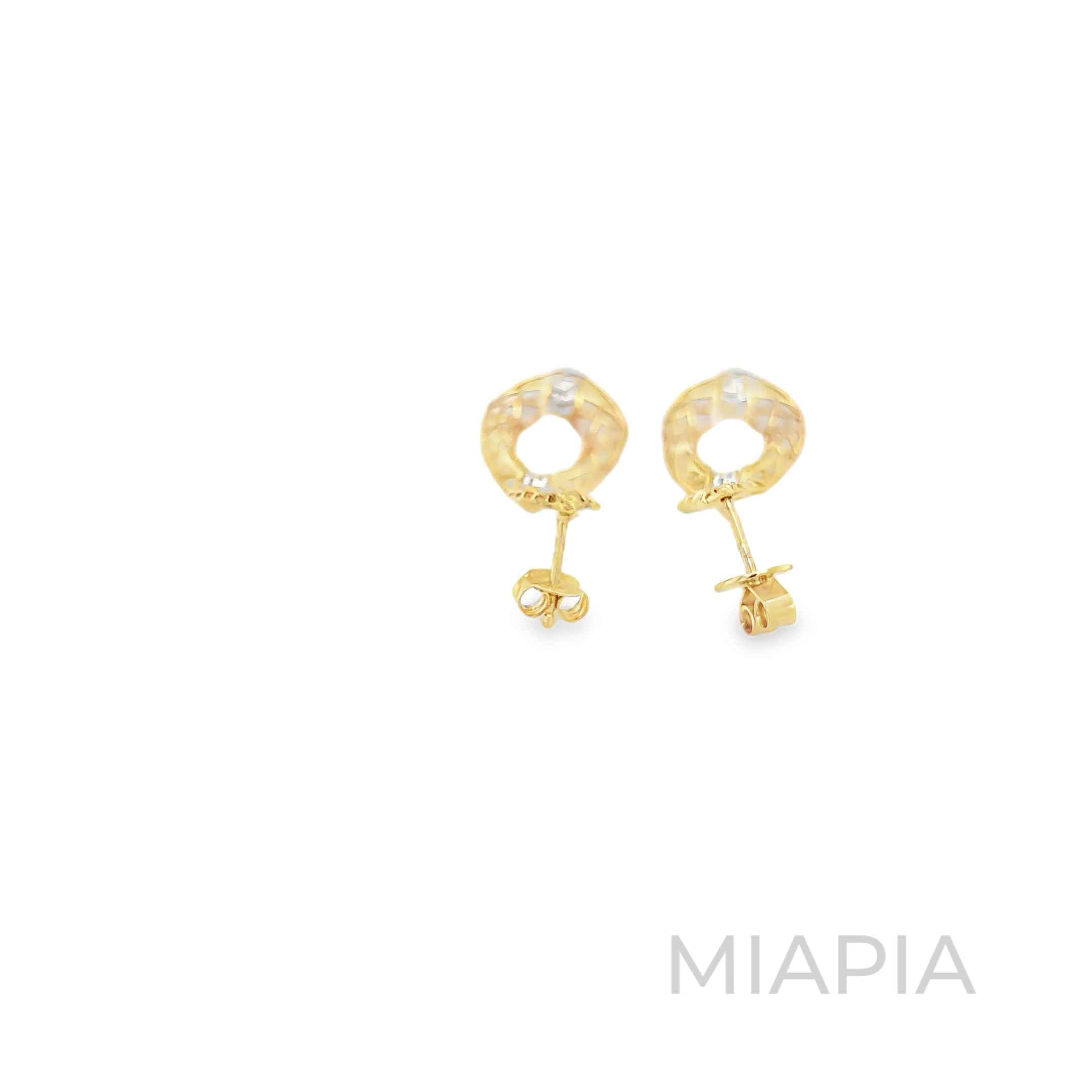 Geometric Filigree Drop Earrings